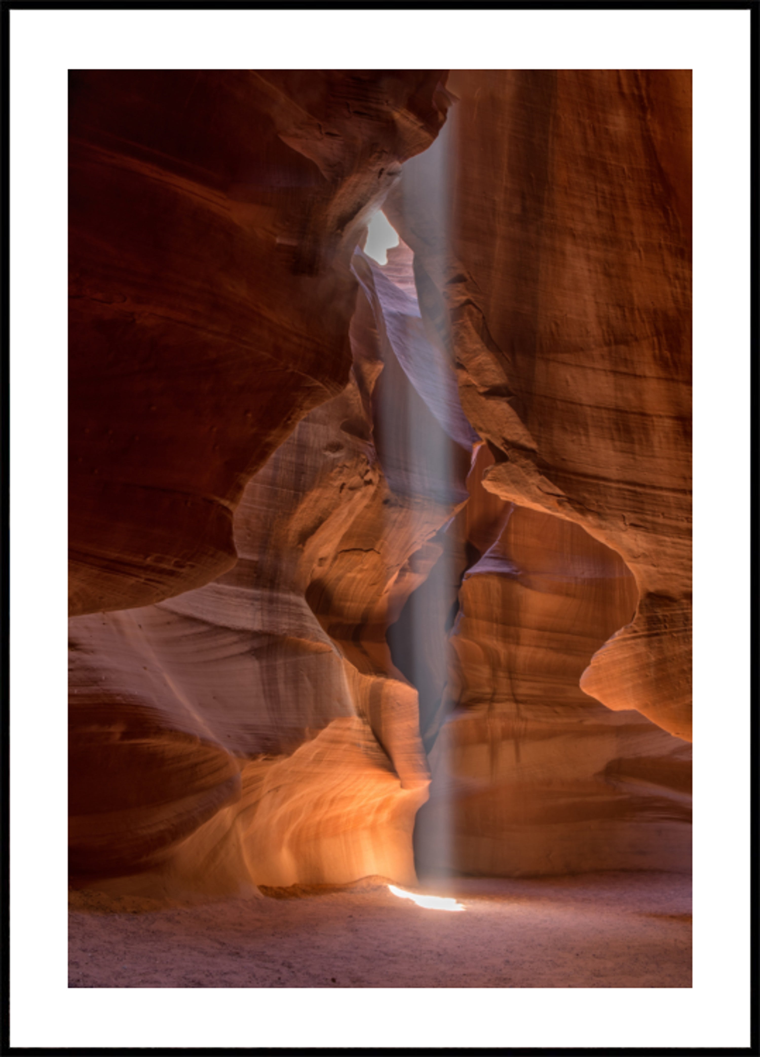 Raio de sol no Castle Canyon