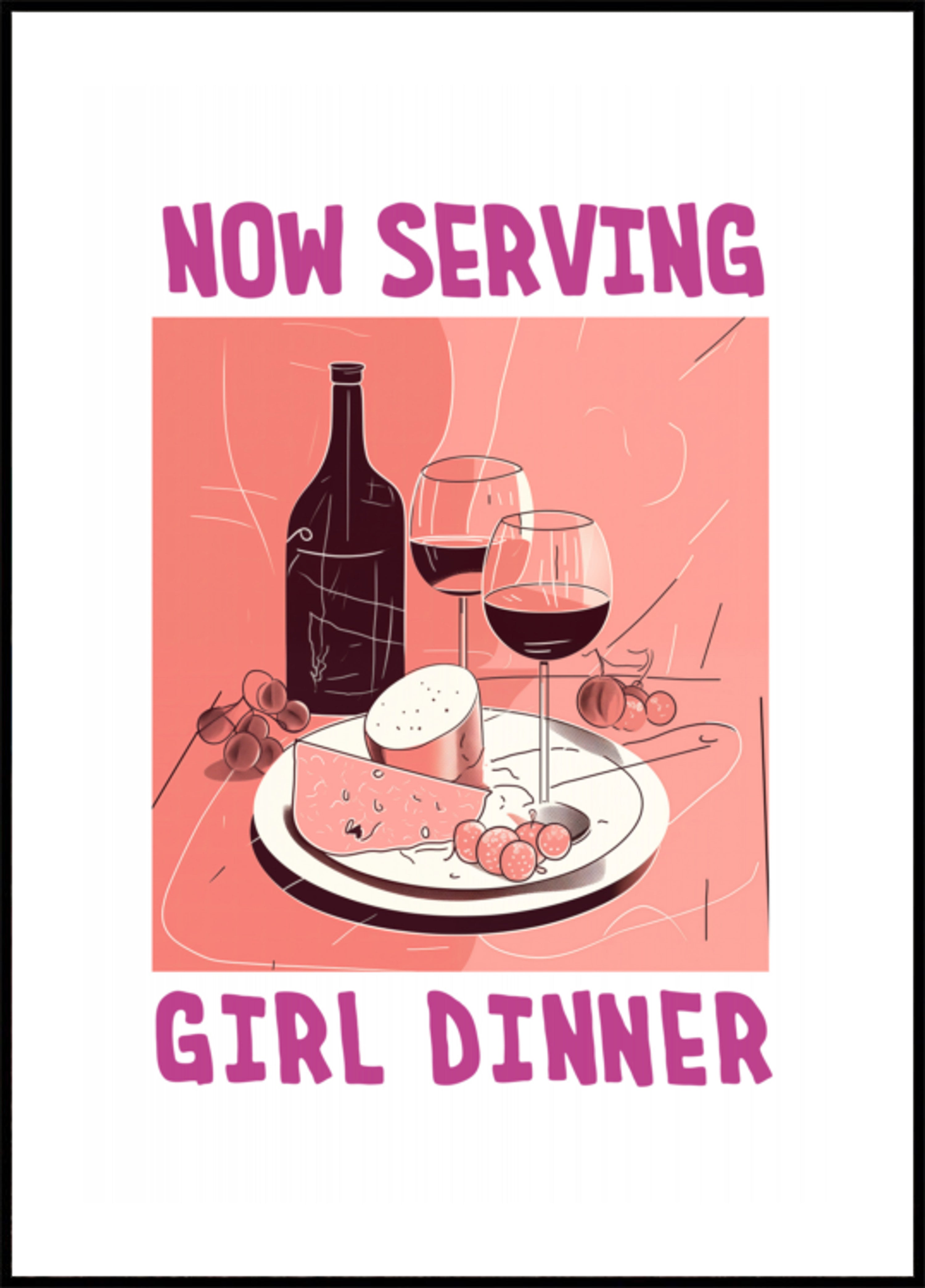 Servindo Jantar de Menina