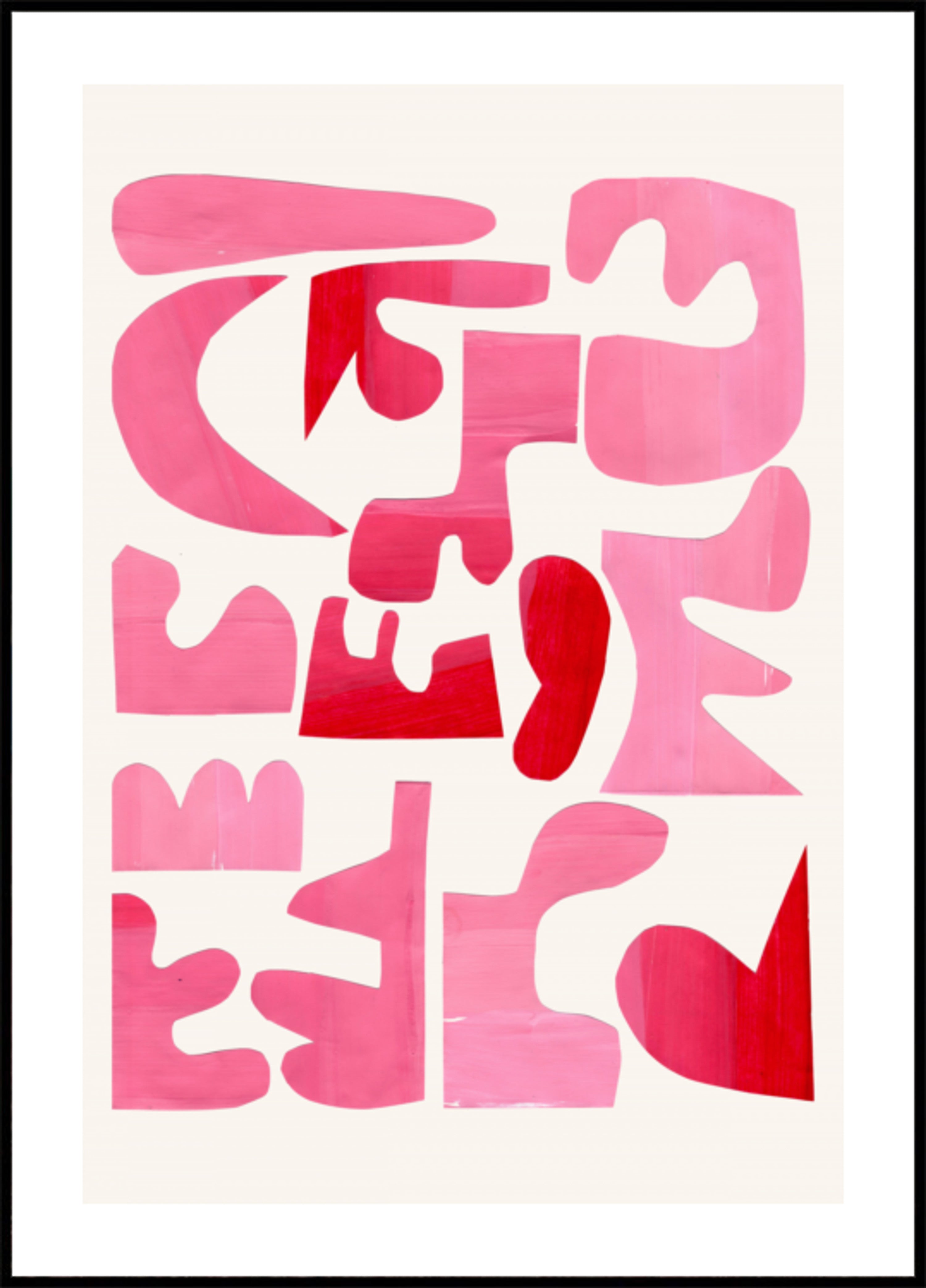 Formas rosa ousadas