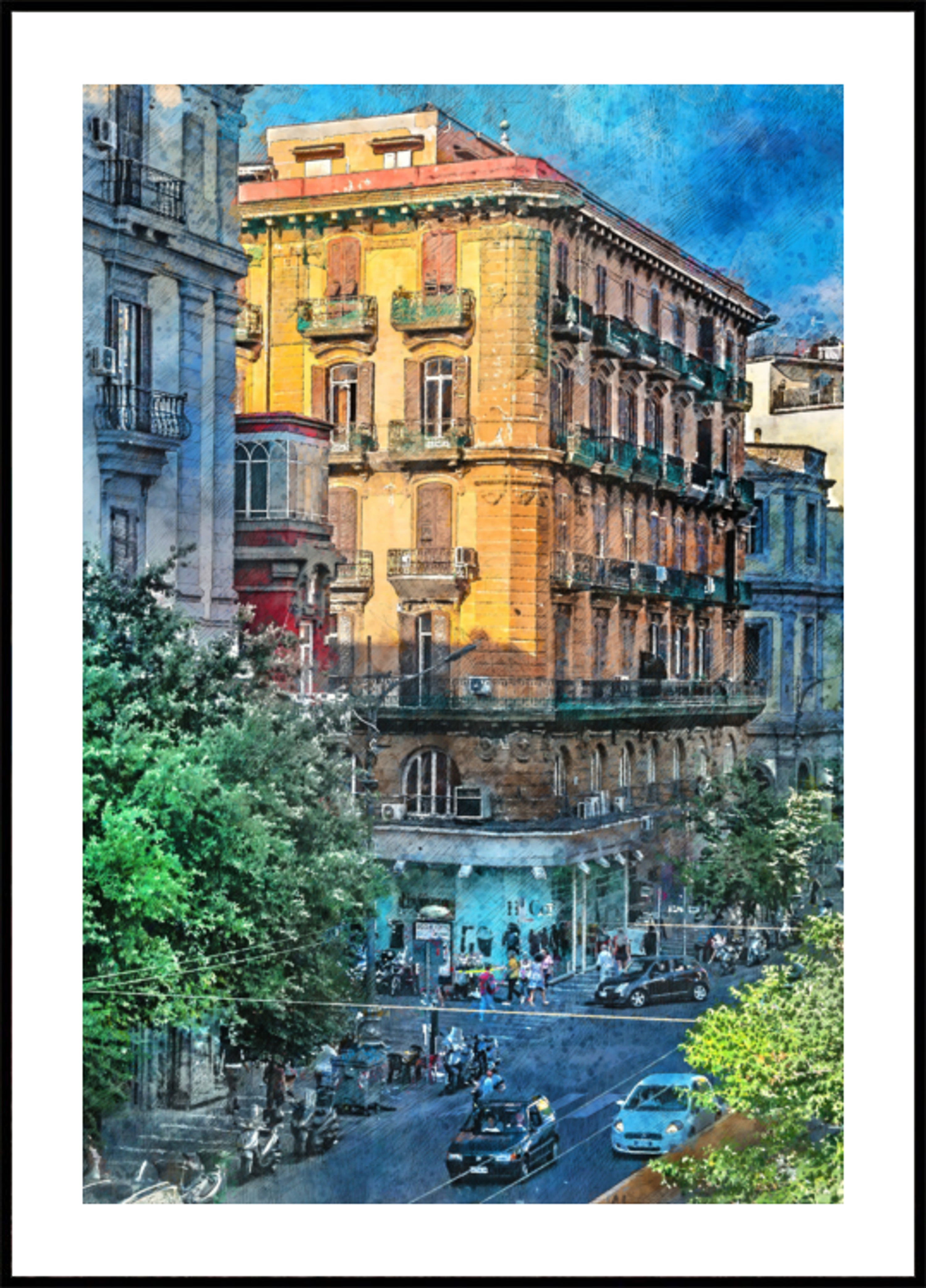 Canto vibrante da cidade