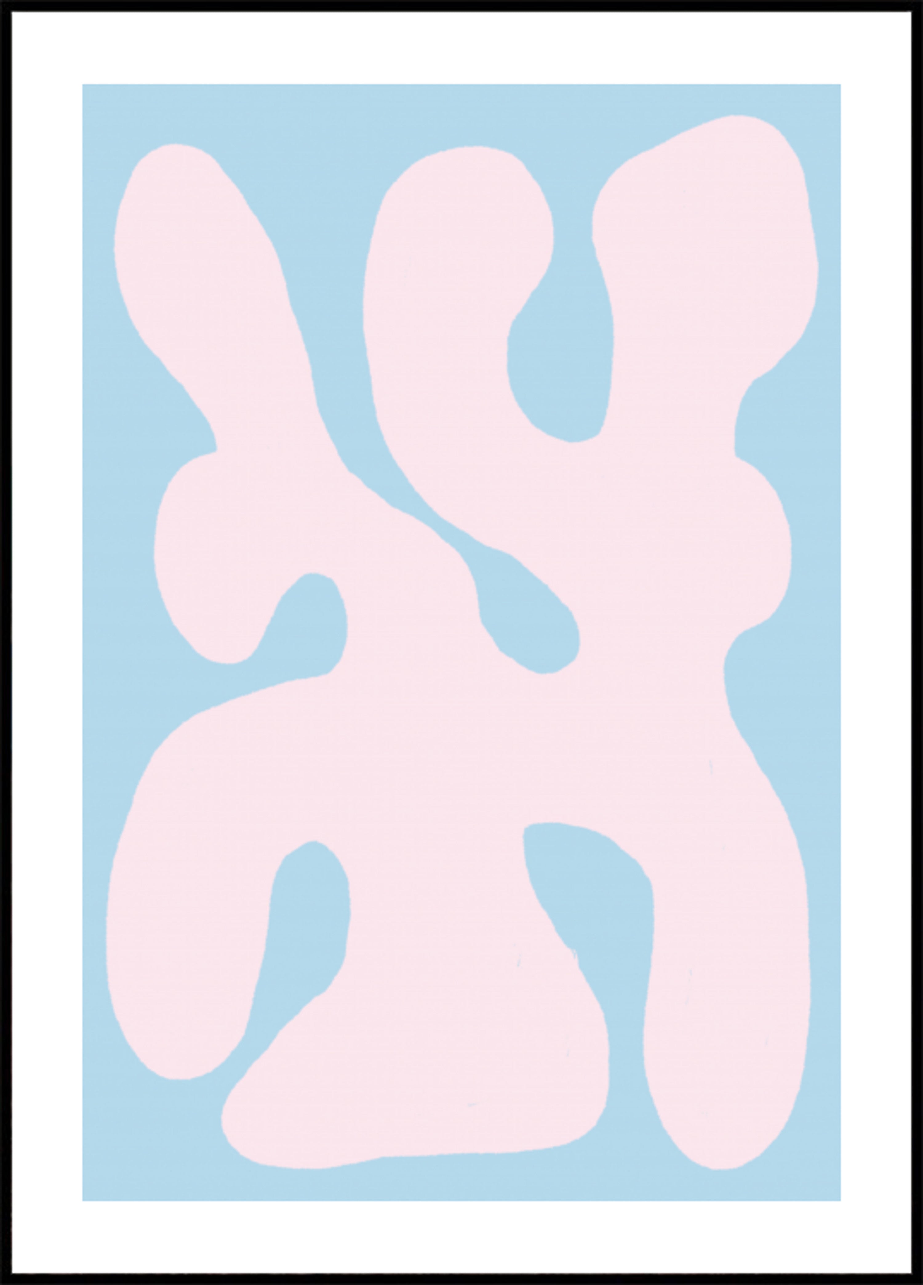 Forma Orgânica Pastel Fluida