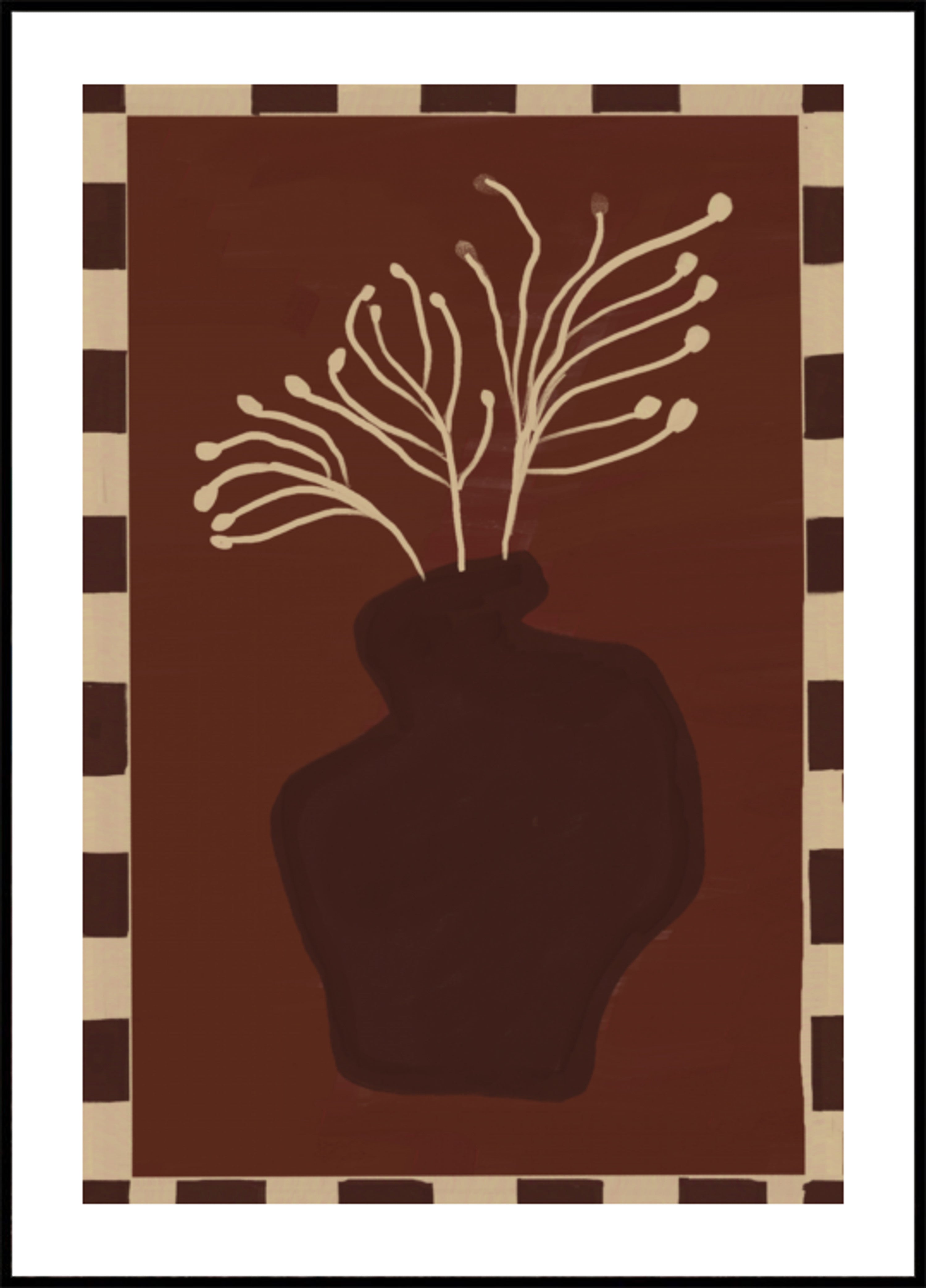 Planta de vaso minimalista