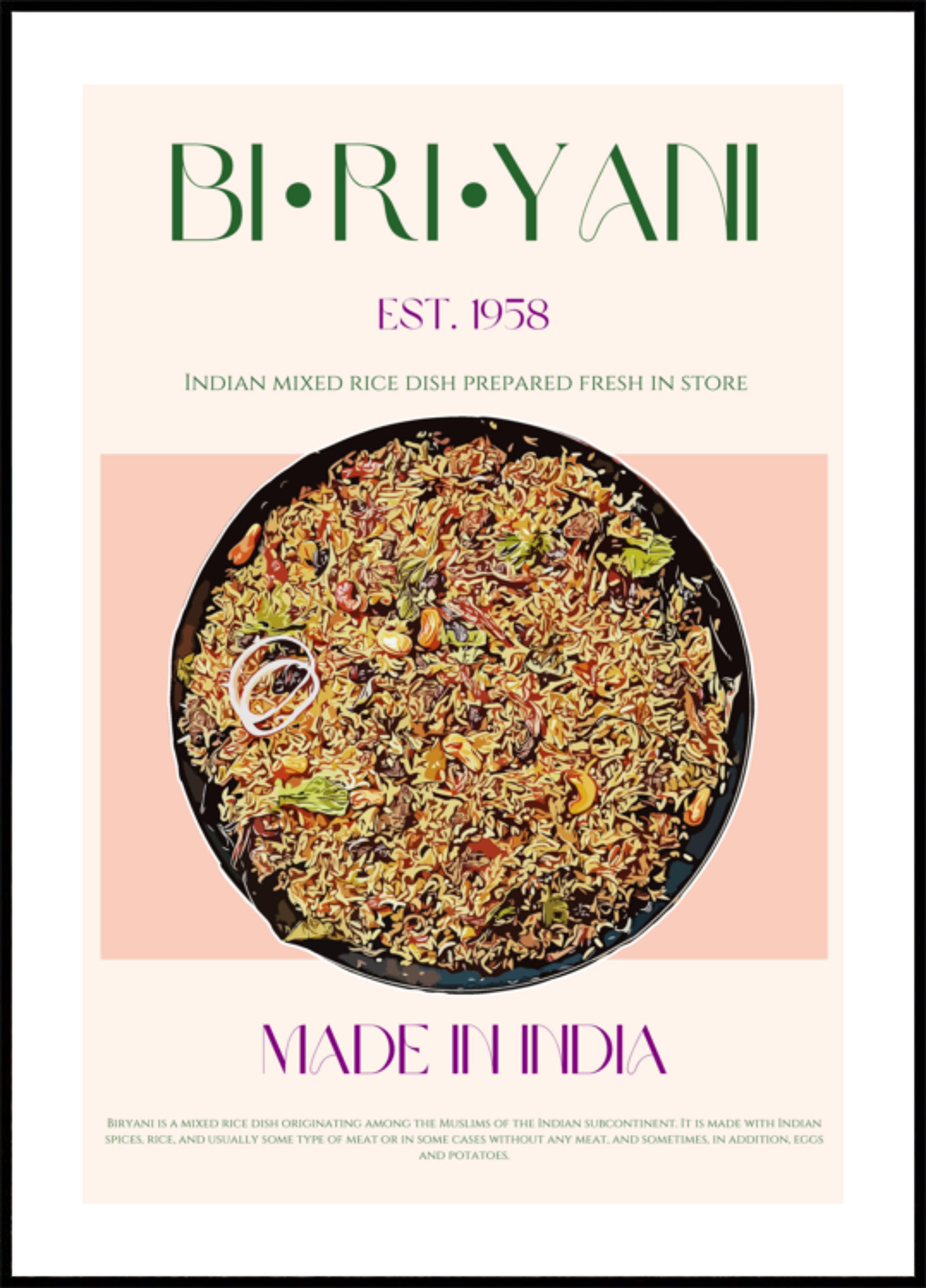 Delicioso Biryani Indiano