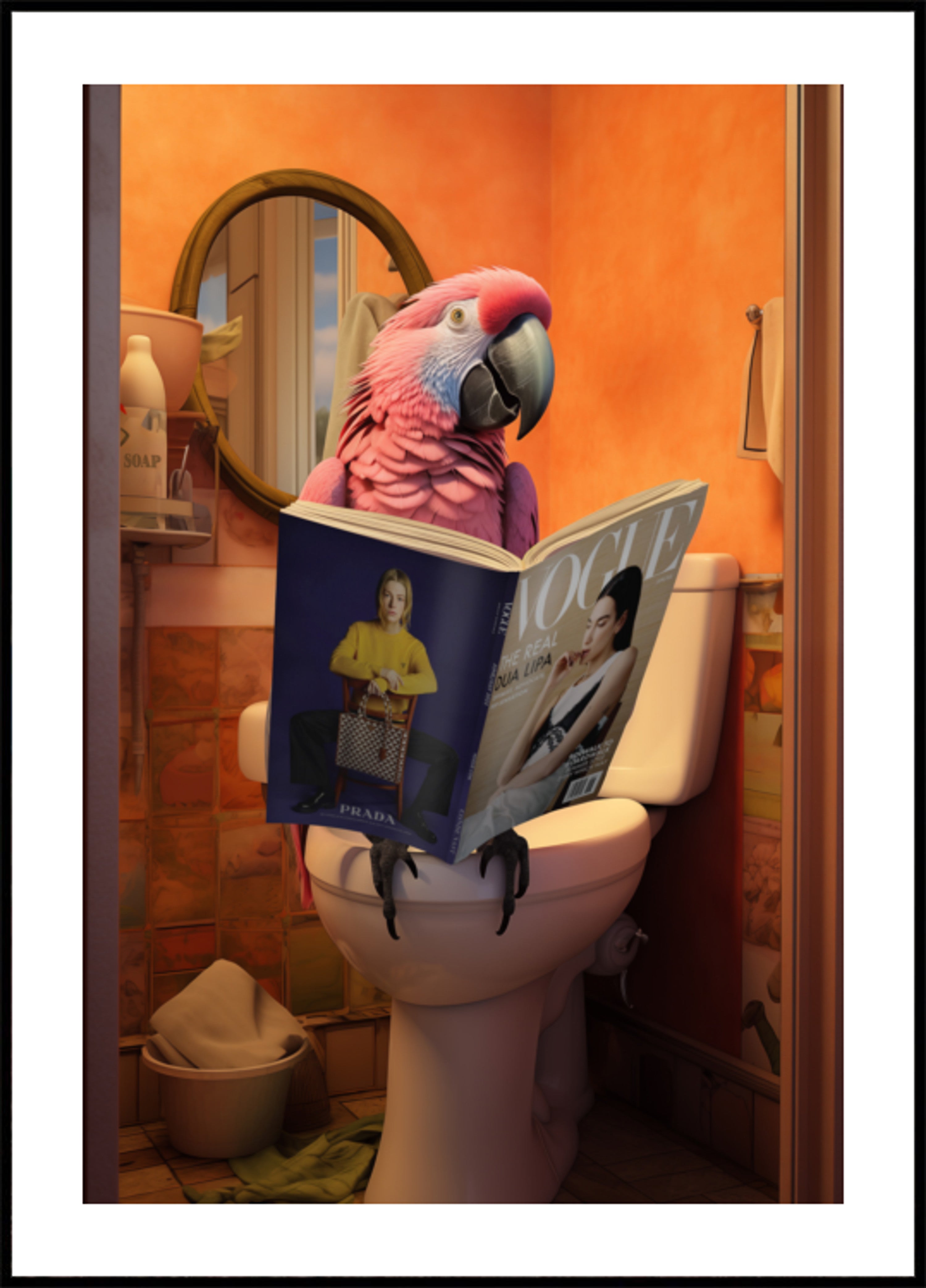 Leitura caprichosa de papagaio