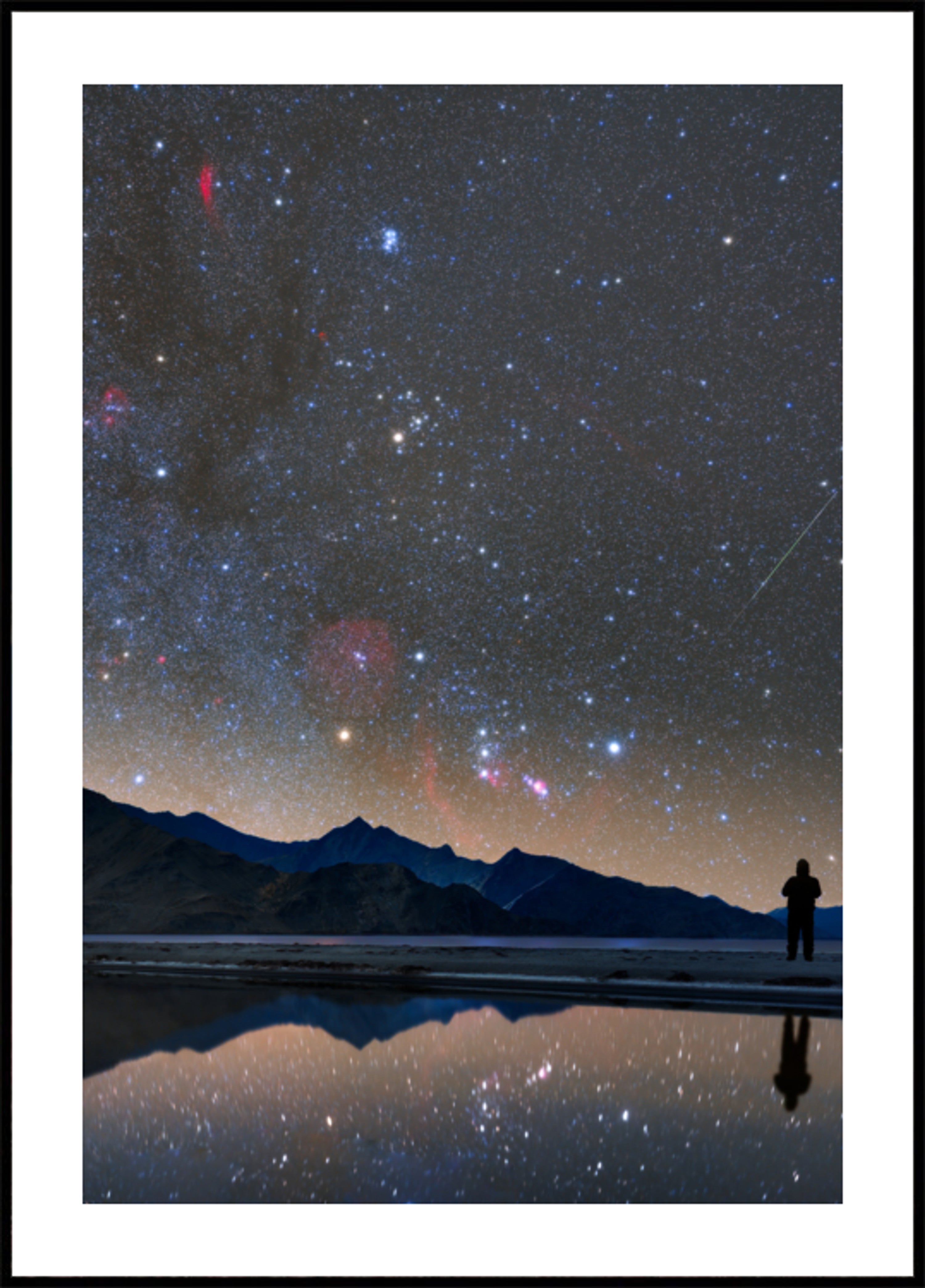 Reflexo do céu noturno Stargazer