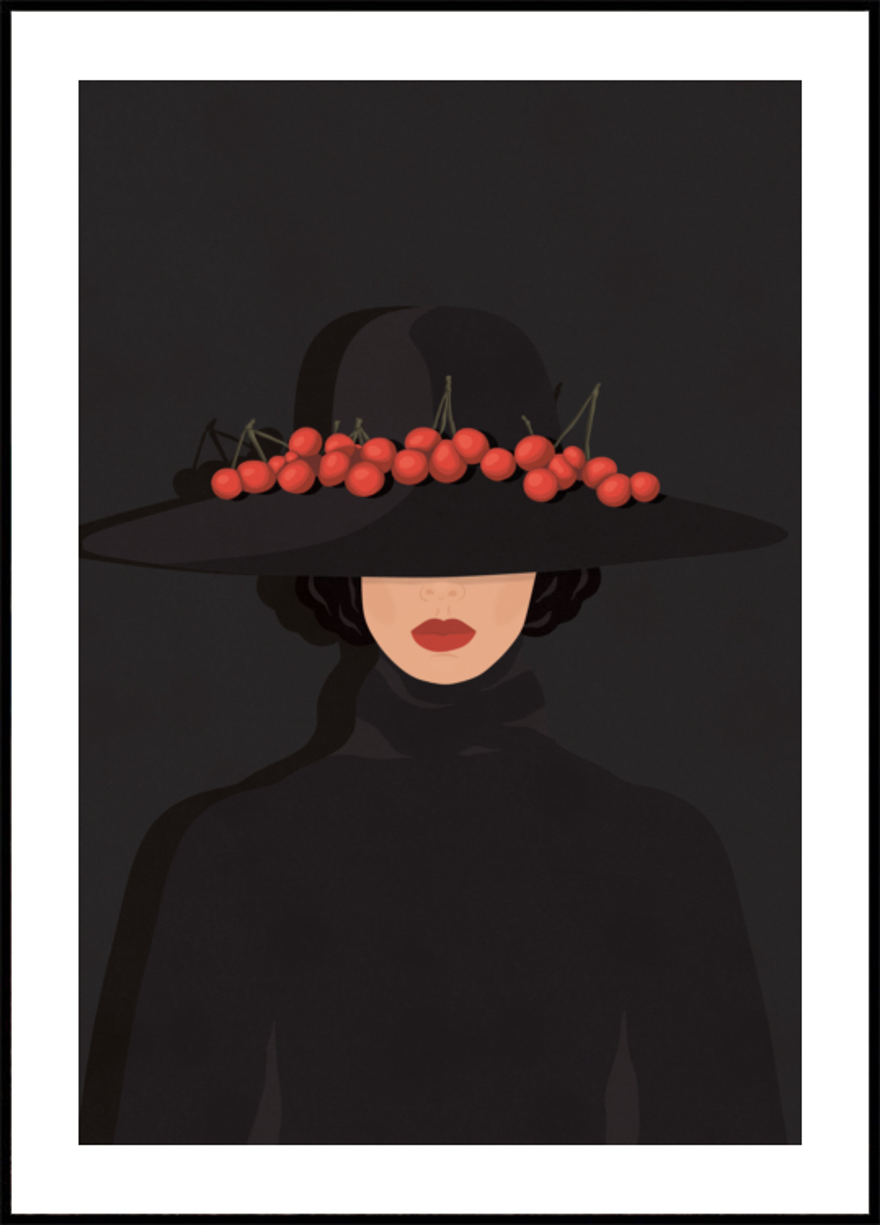 Mulher Cereja Elegante