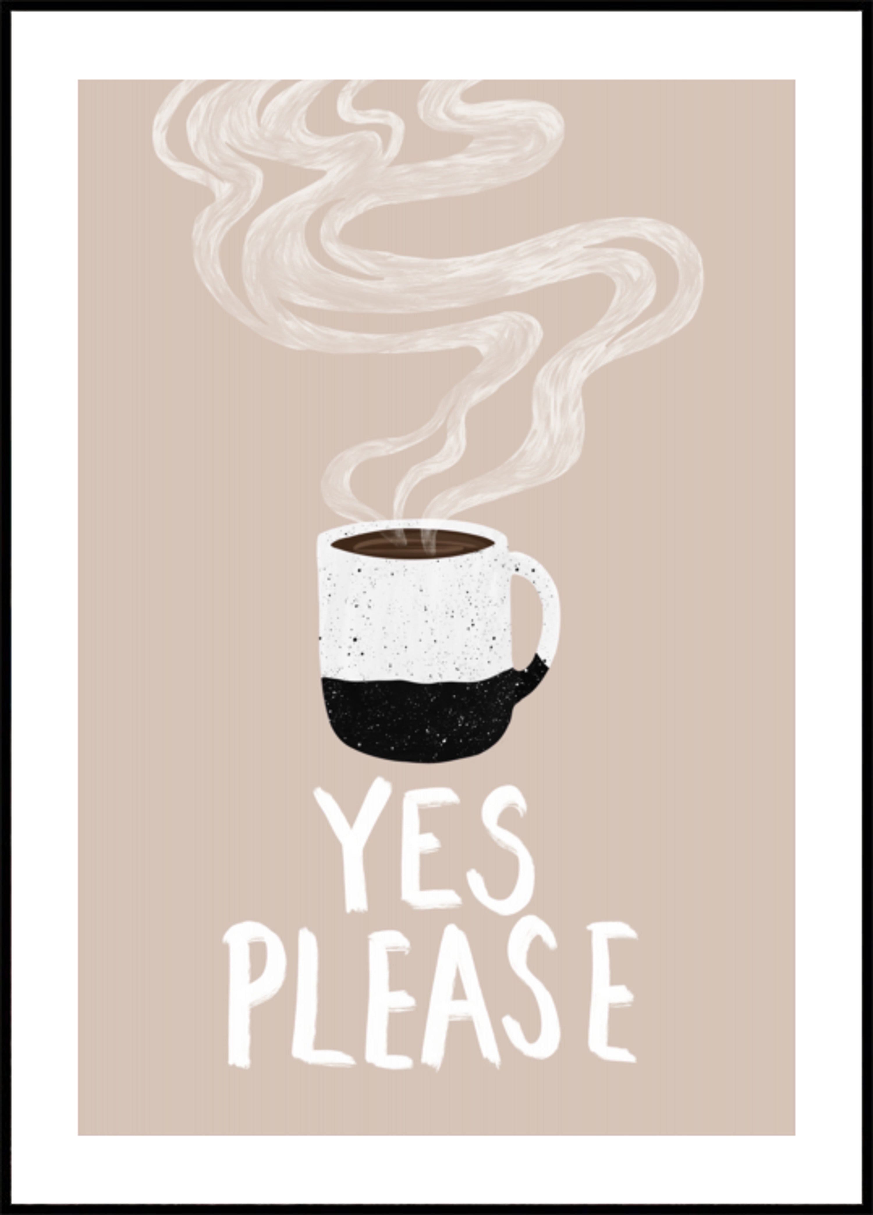 Café quente, sim, por favor