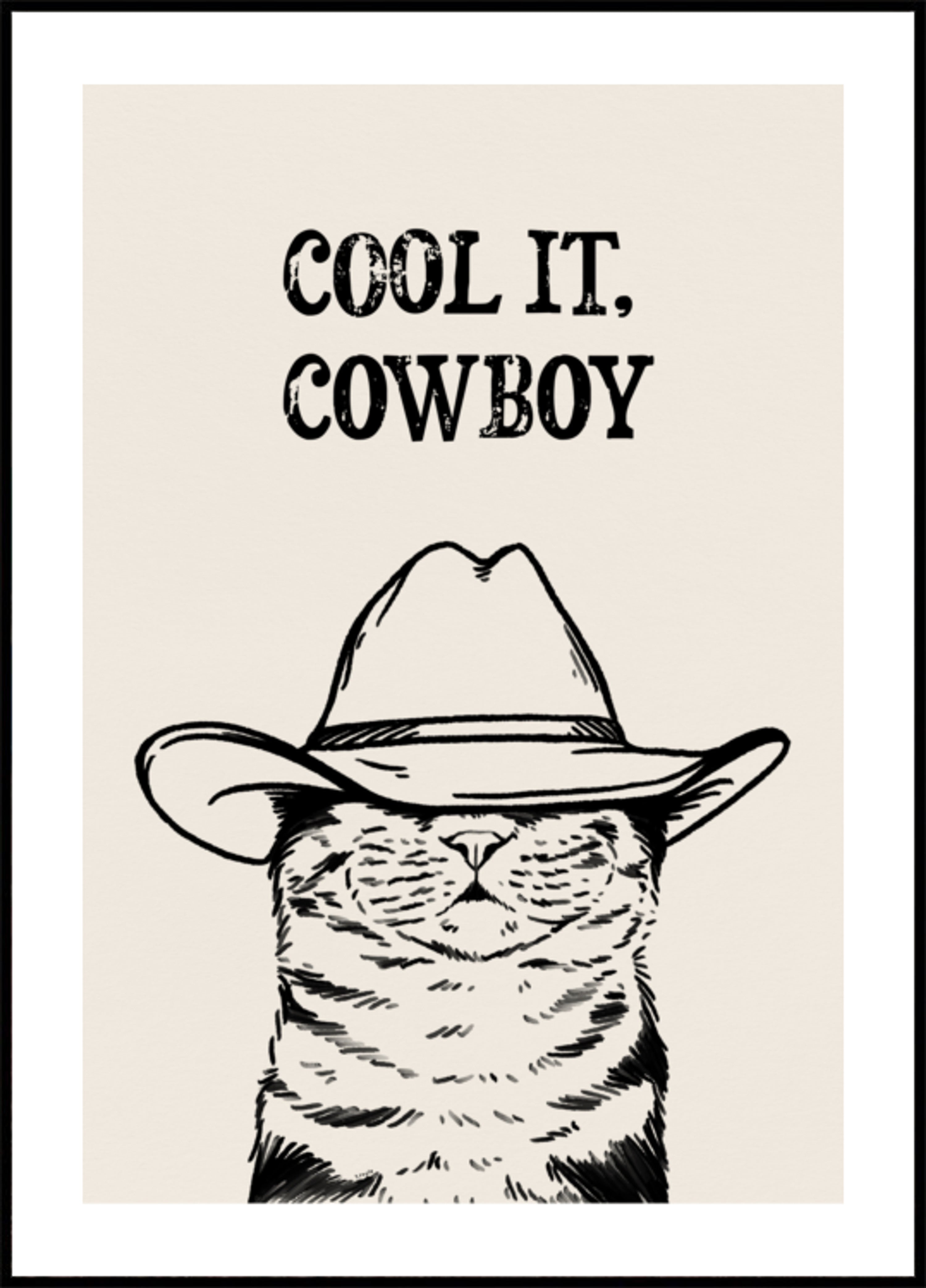 Legal, gato cowboy