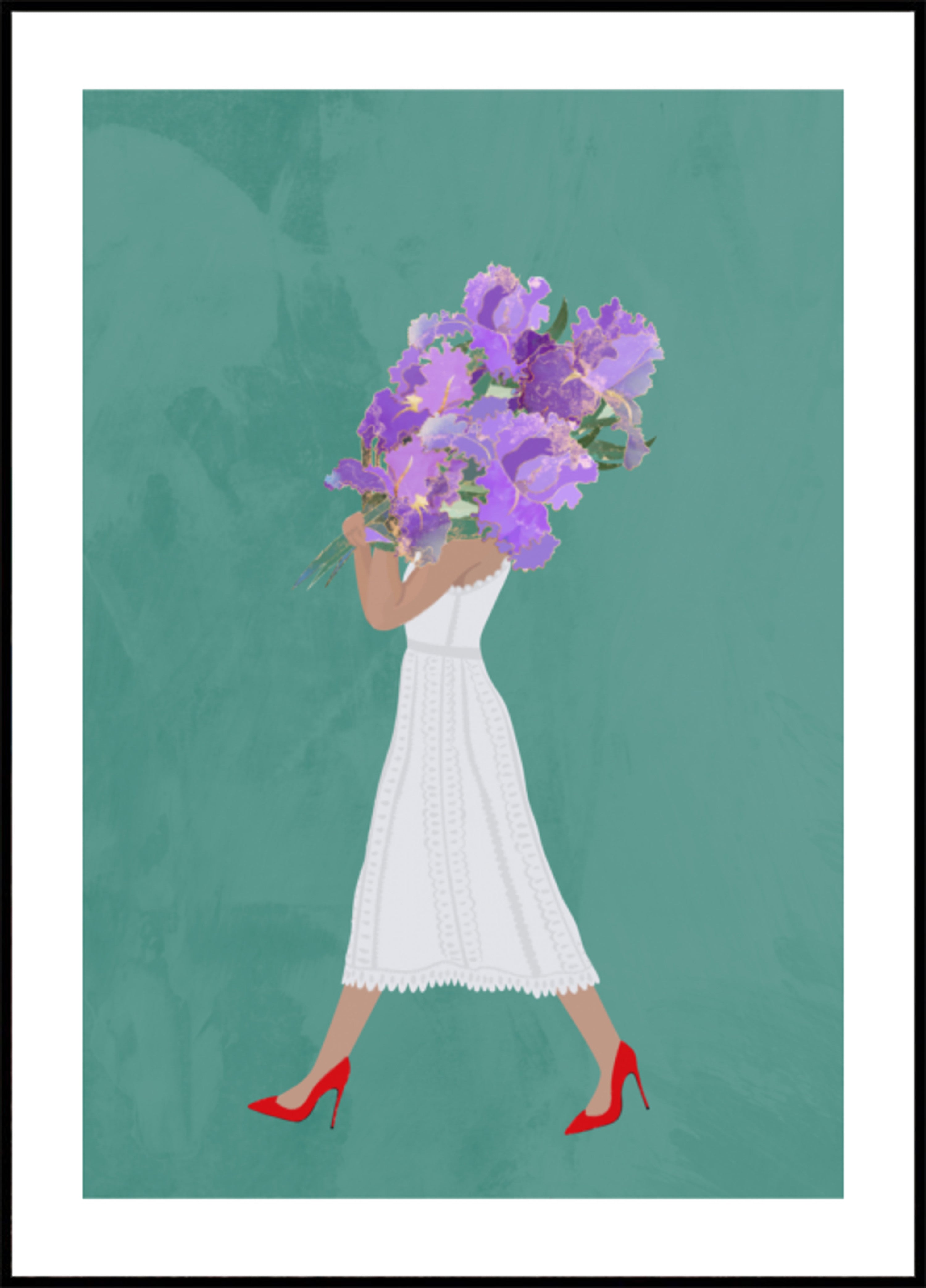 Passeio floral elegante