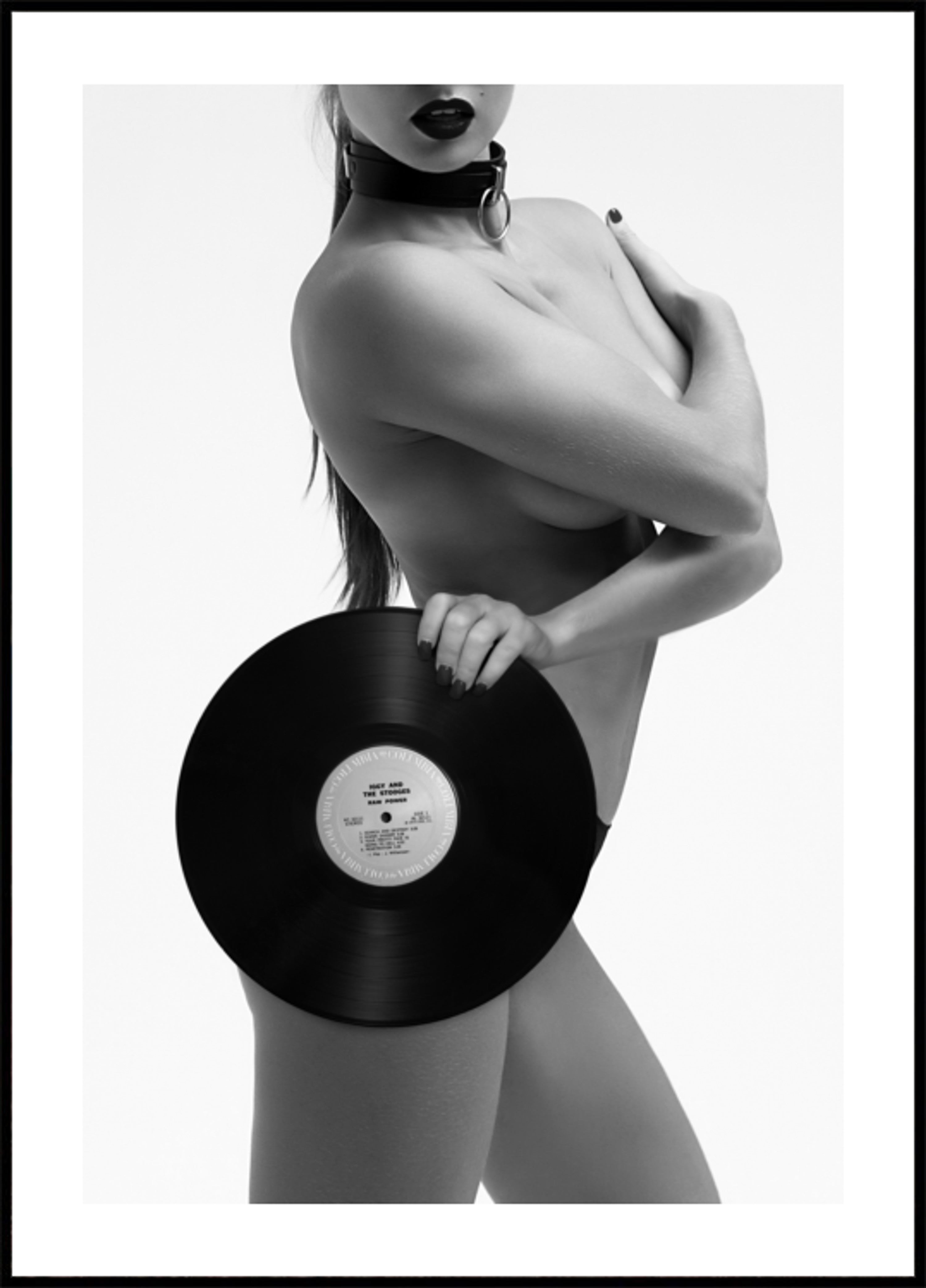 Beleza de vinil escuro