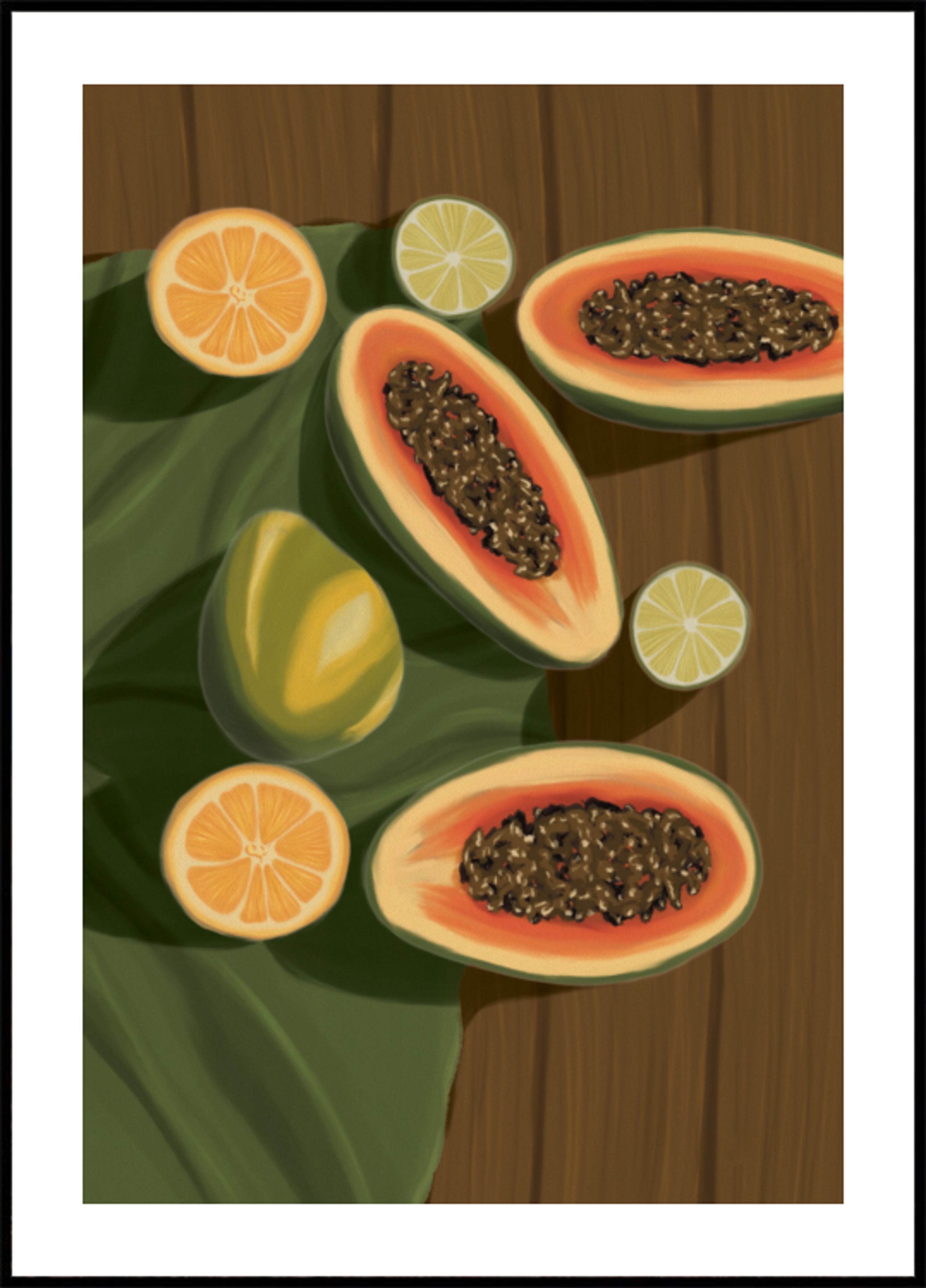 Frutas Tropicais Vibrantes