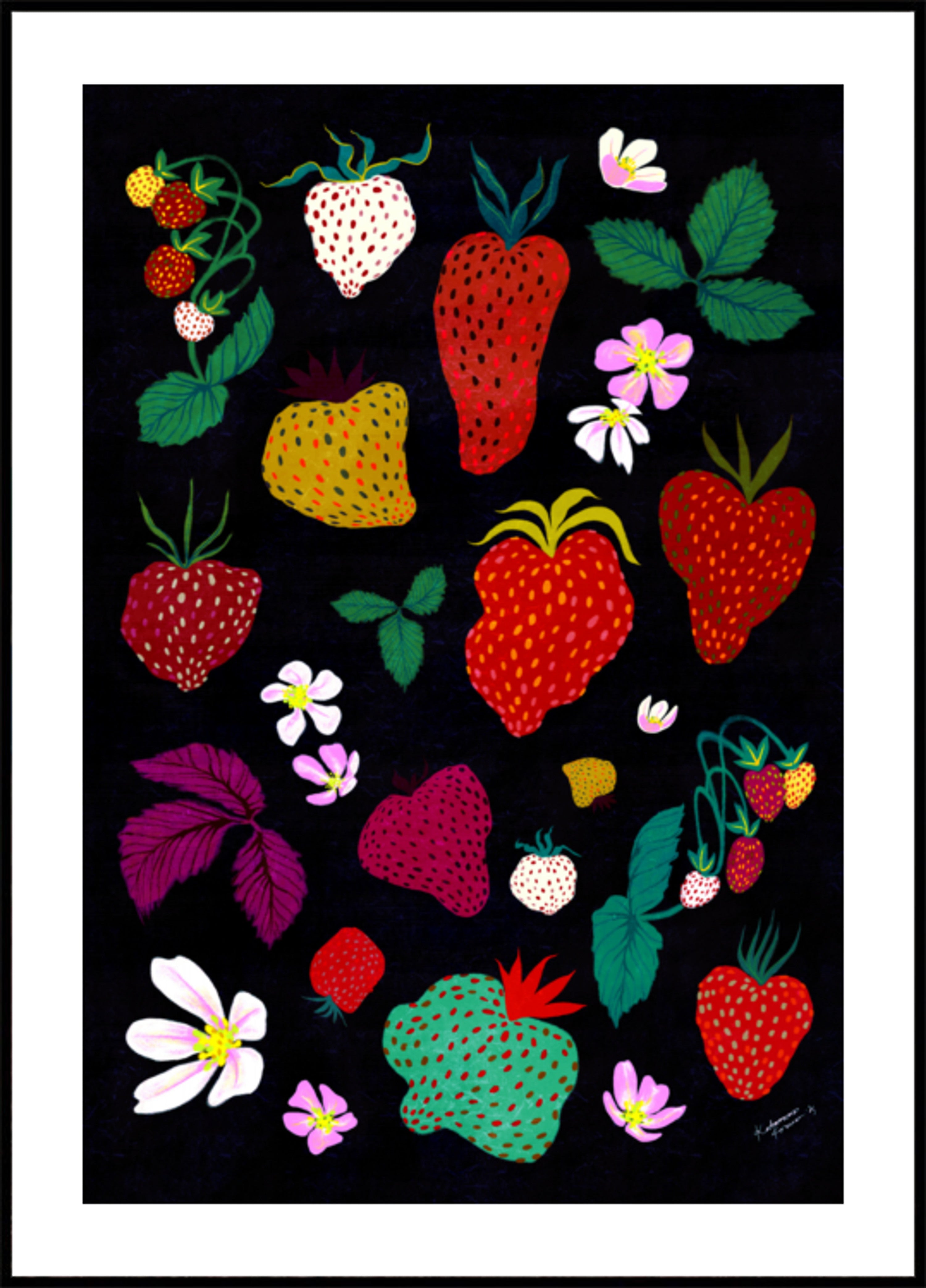 Colheita caprichosa de morango