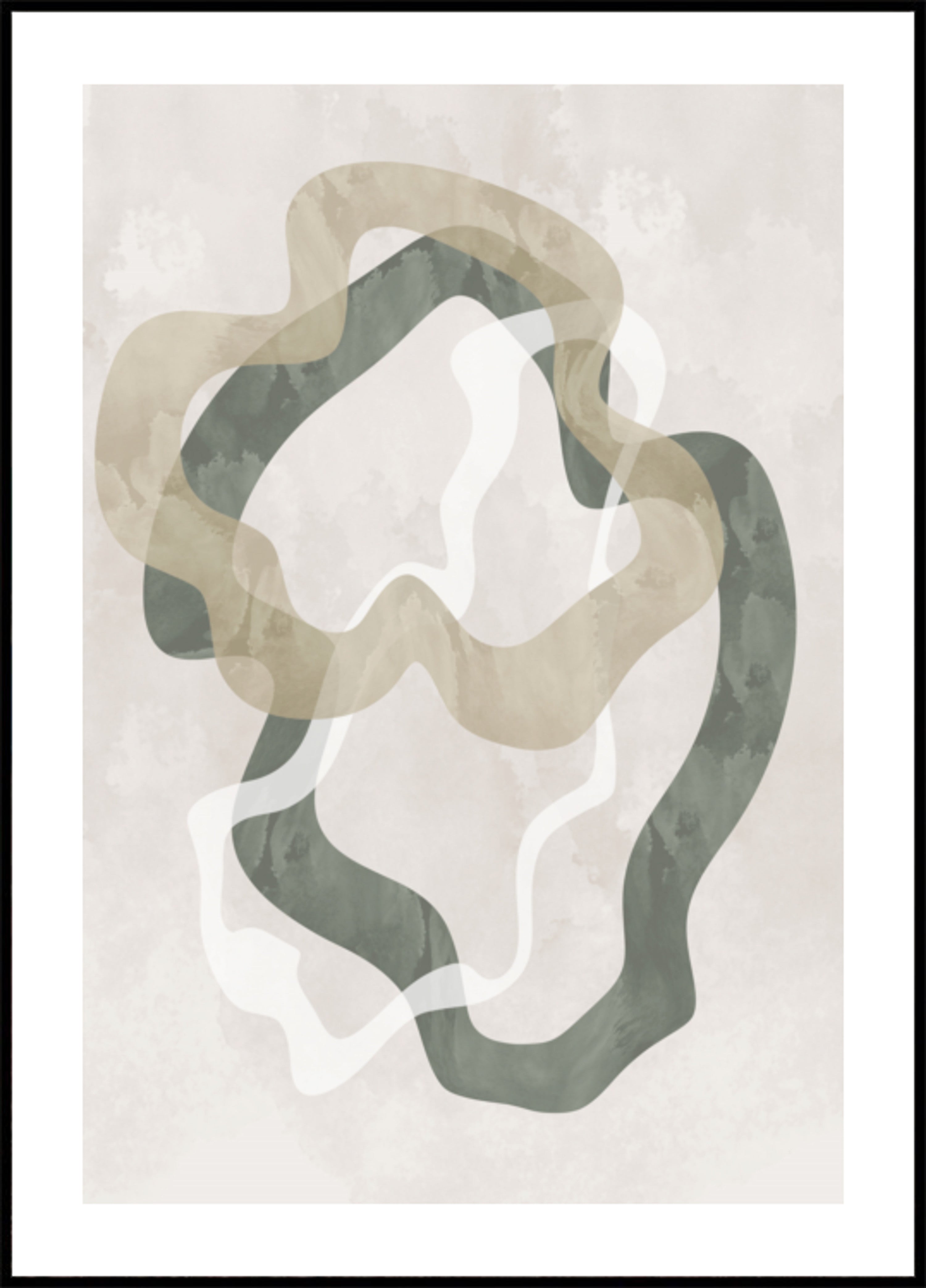 Abstrato terroso fluido