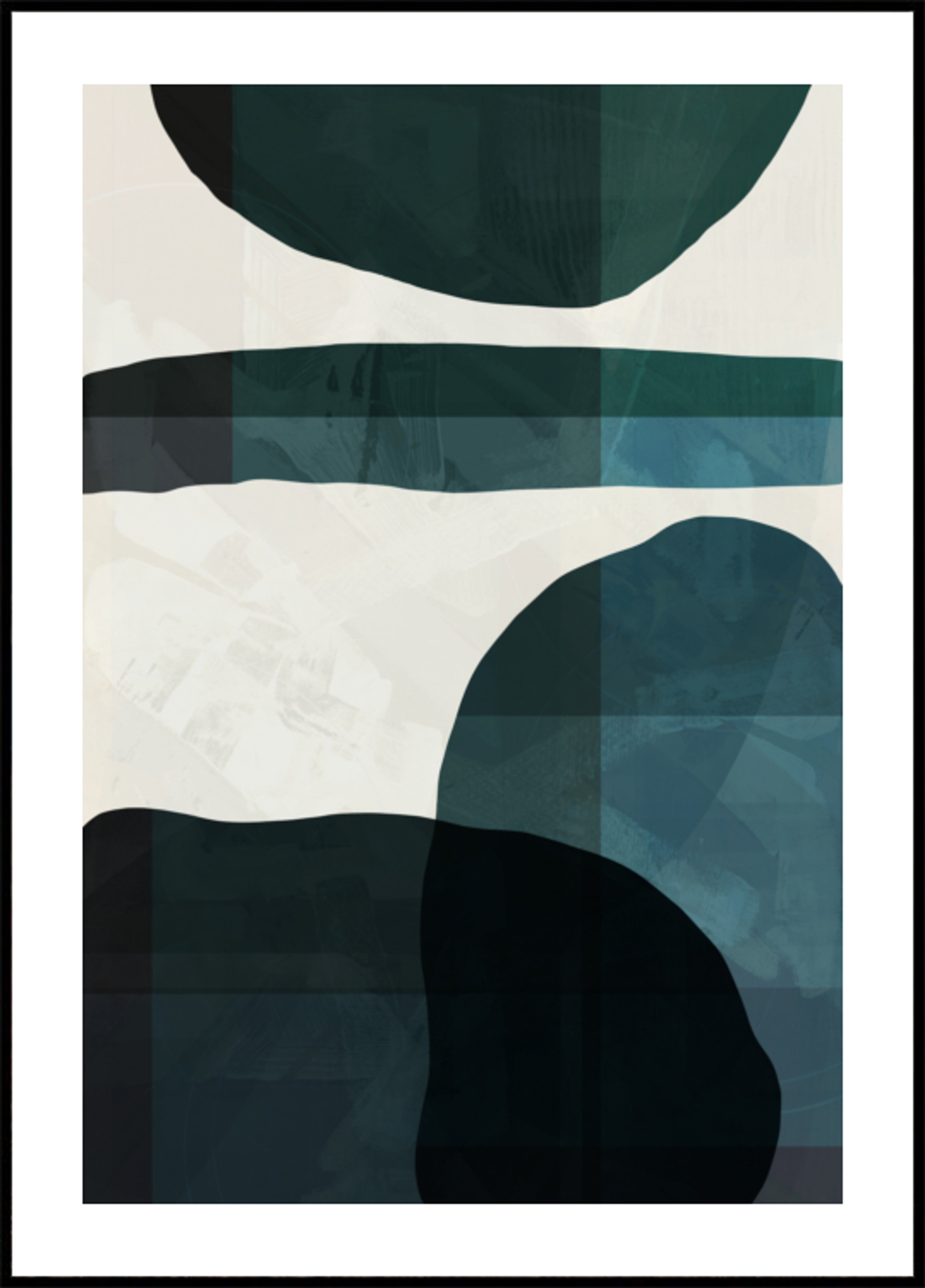 Fluxo abstrato calmo