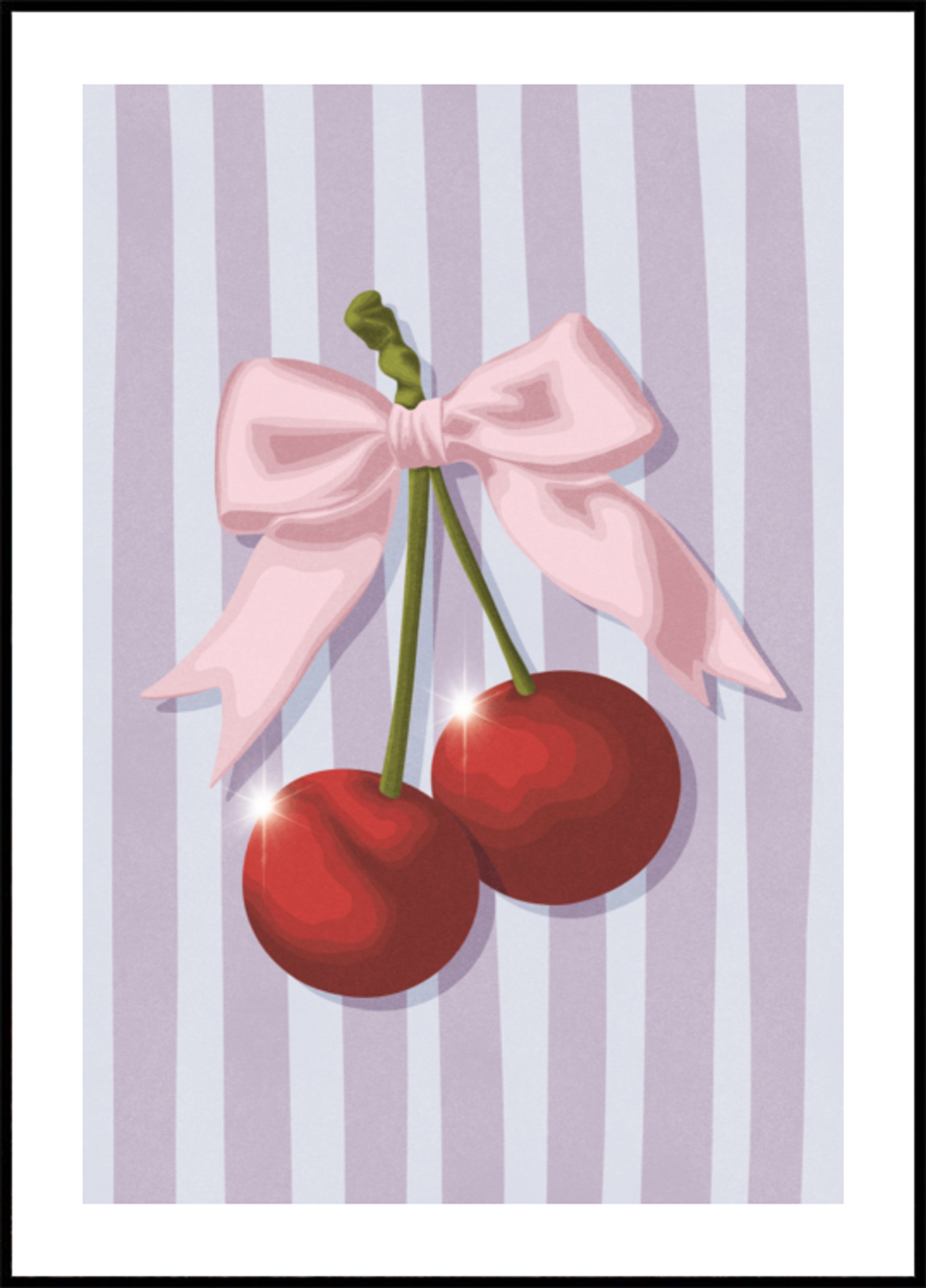 Cerejas doces rosa