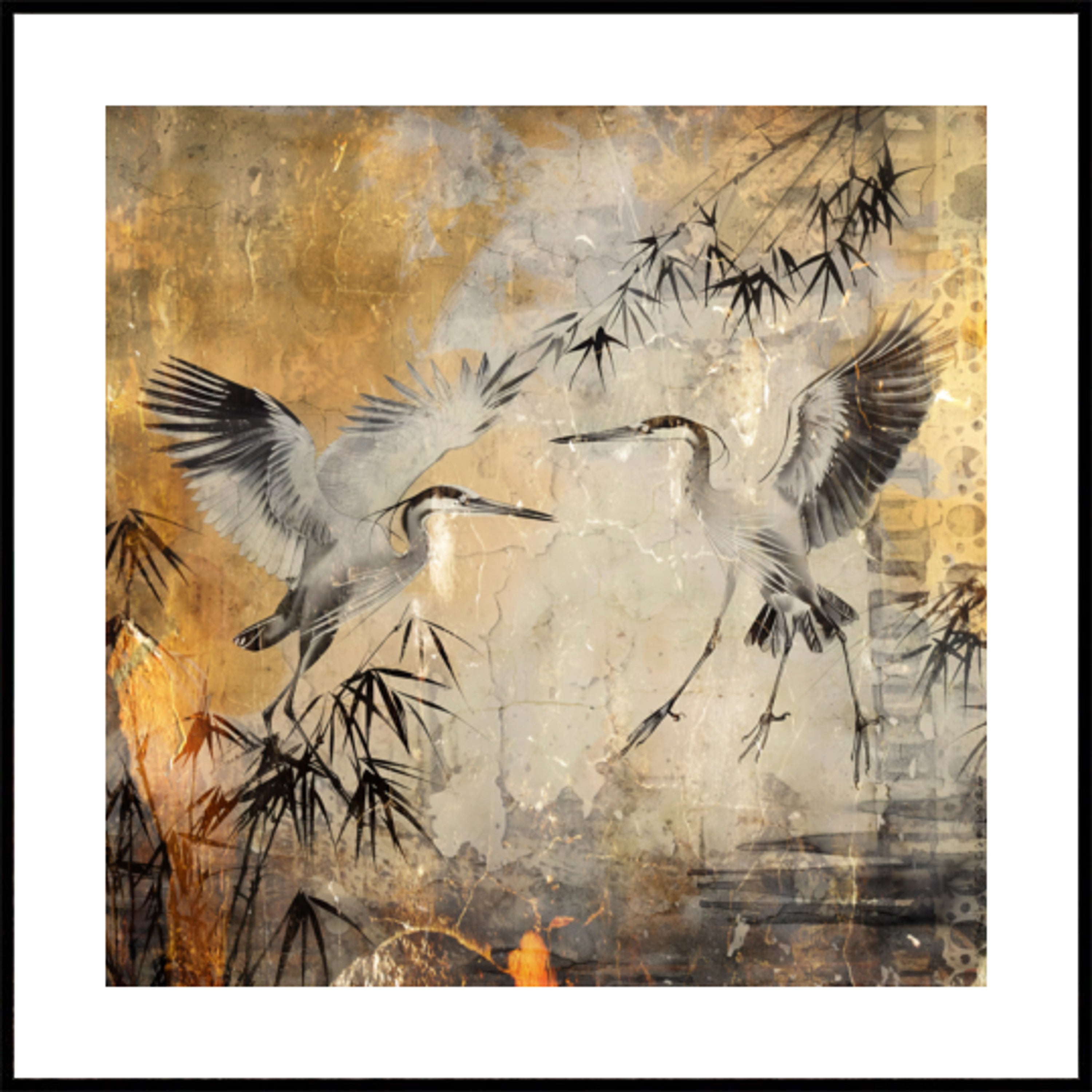 Pássaro Pássaro Animal Vintage Art Ilustração Wallart 25