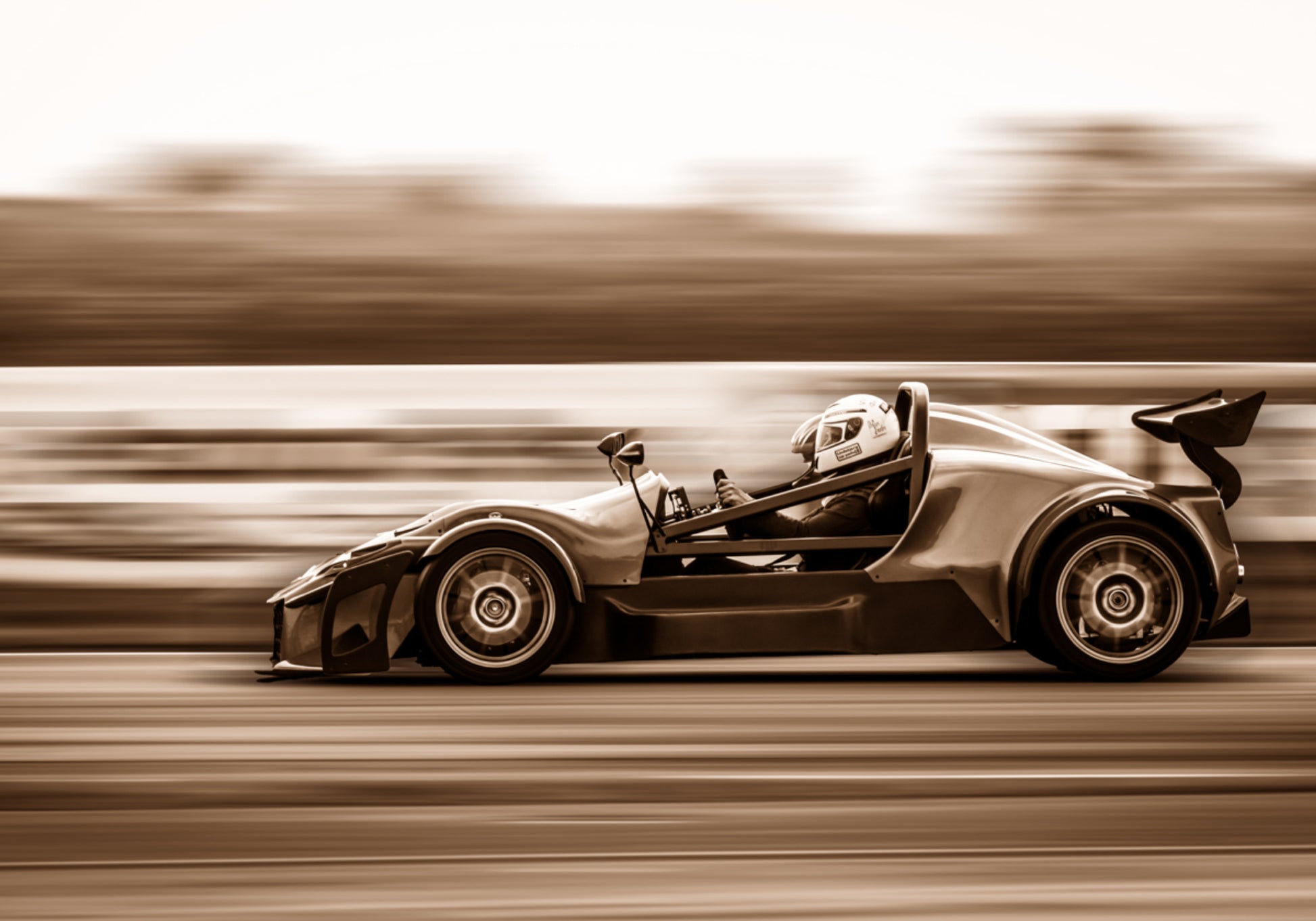 Carro de corrida de alta velocidade
