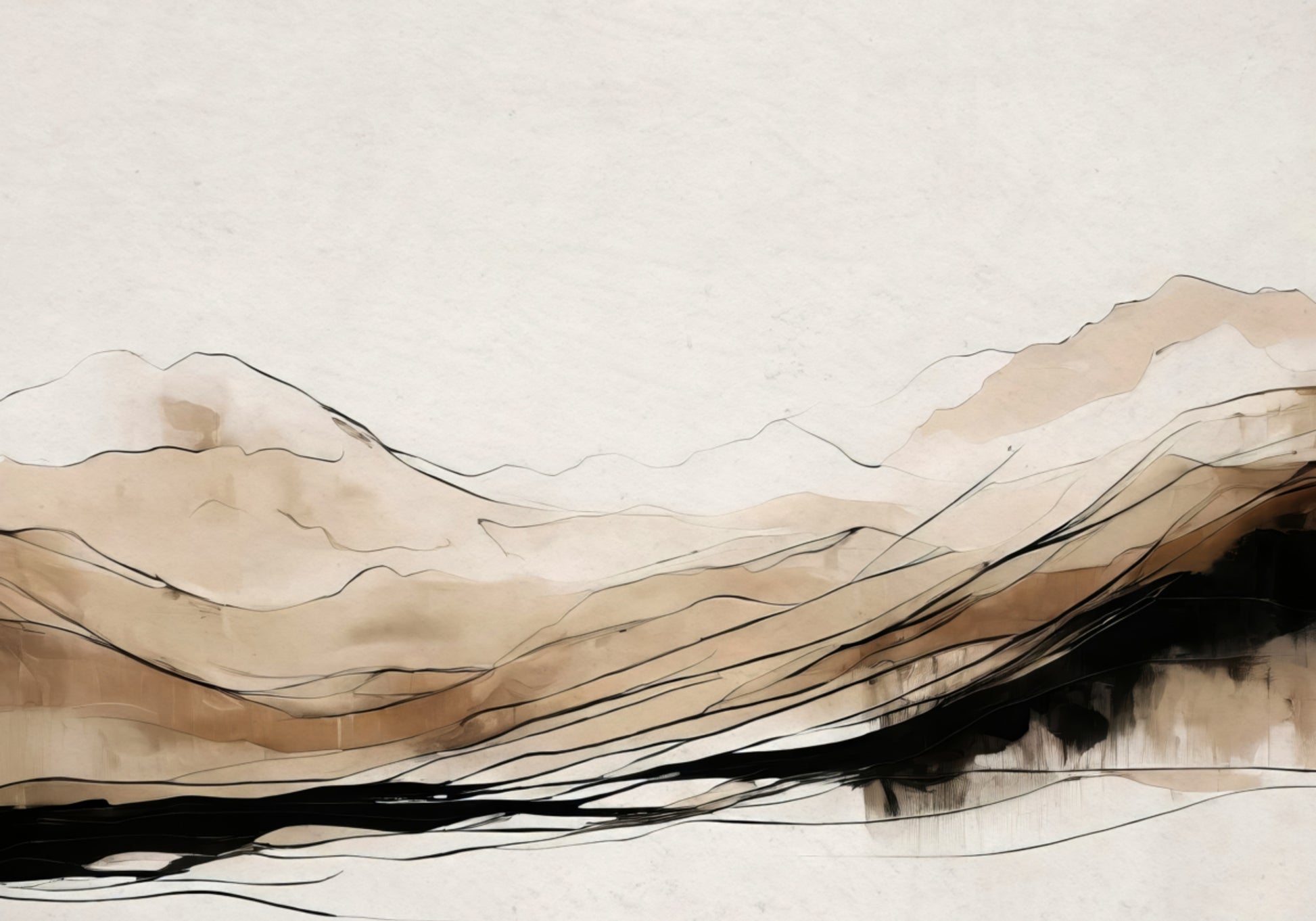 Camadas abstratas de montanha