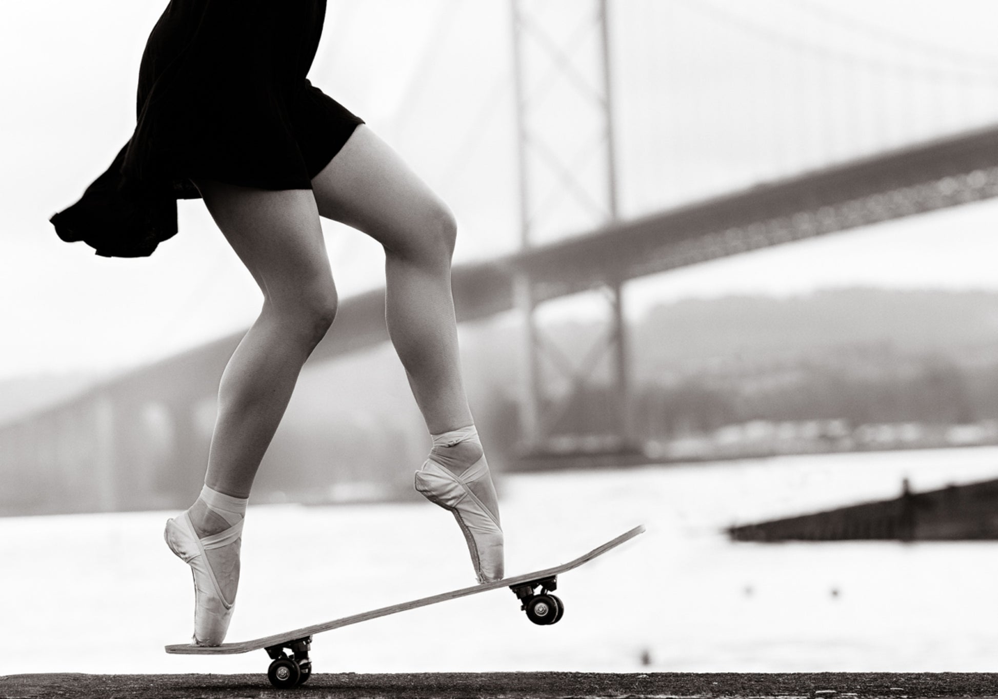 Ponte do patinador de balé