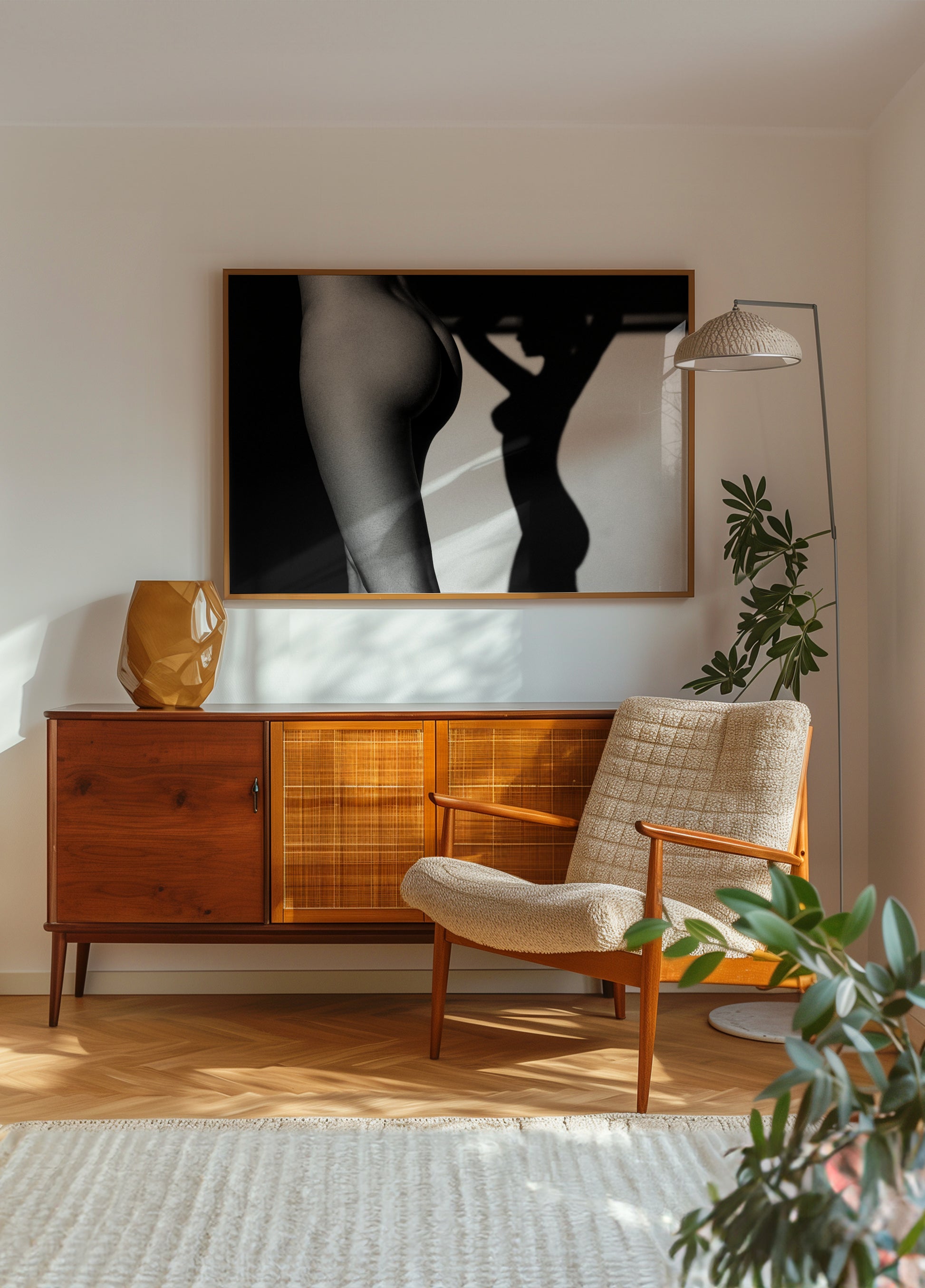 Jogo sensual de sombras
