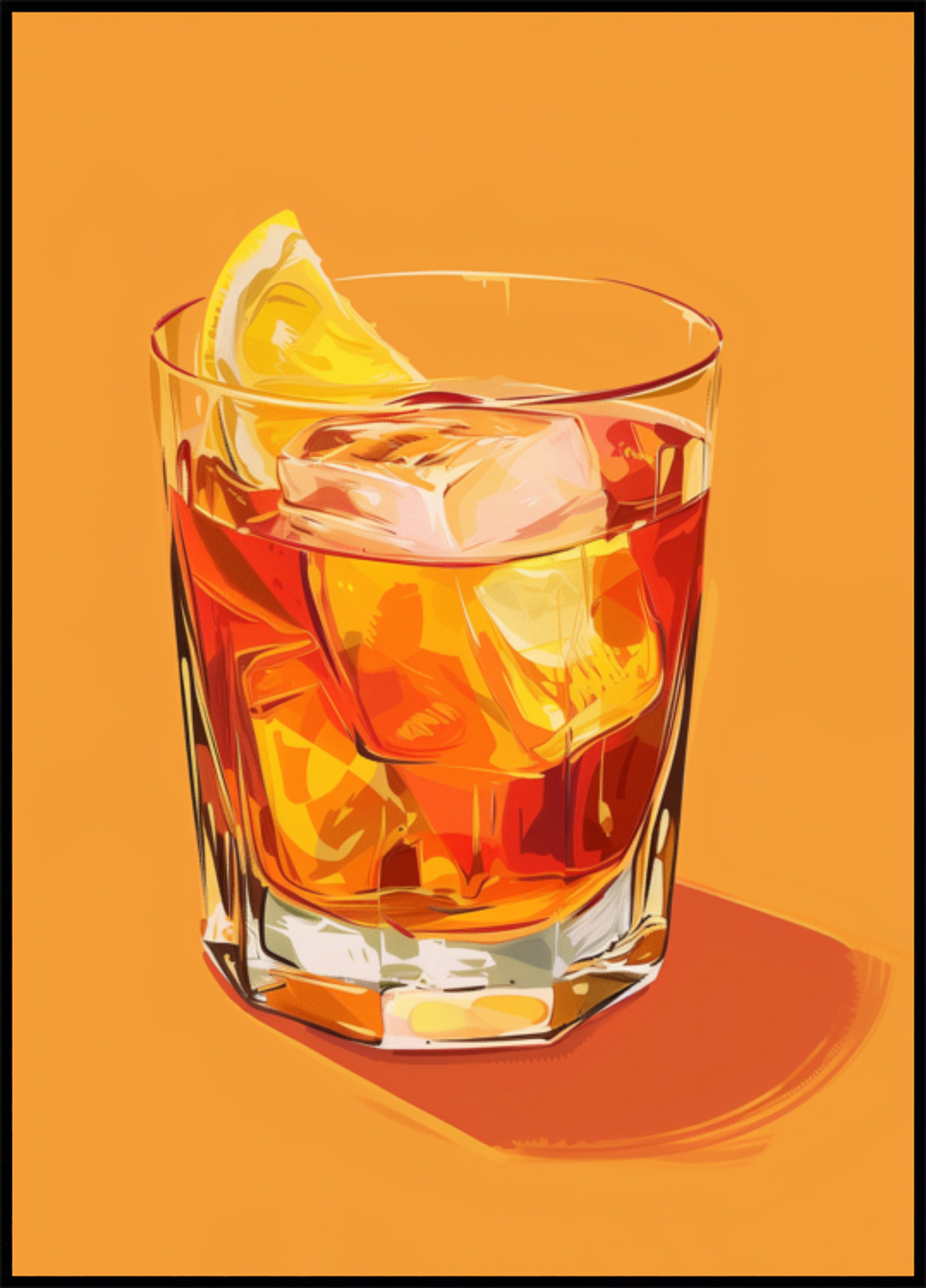 Coquetel Refrescante de Laranja