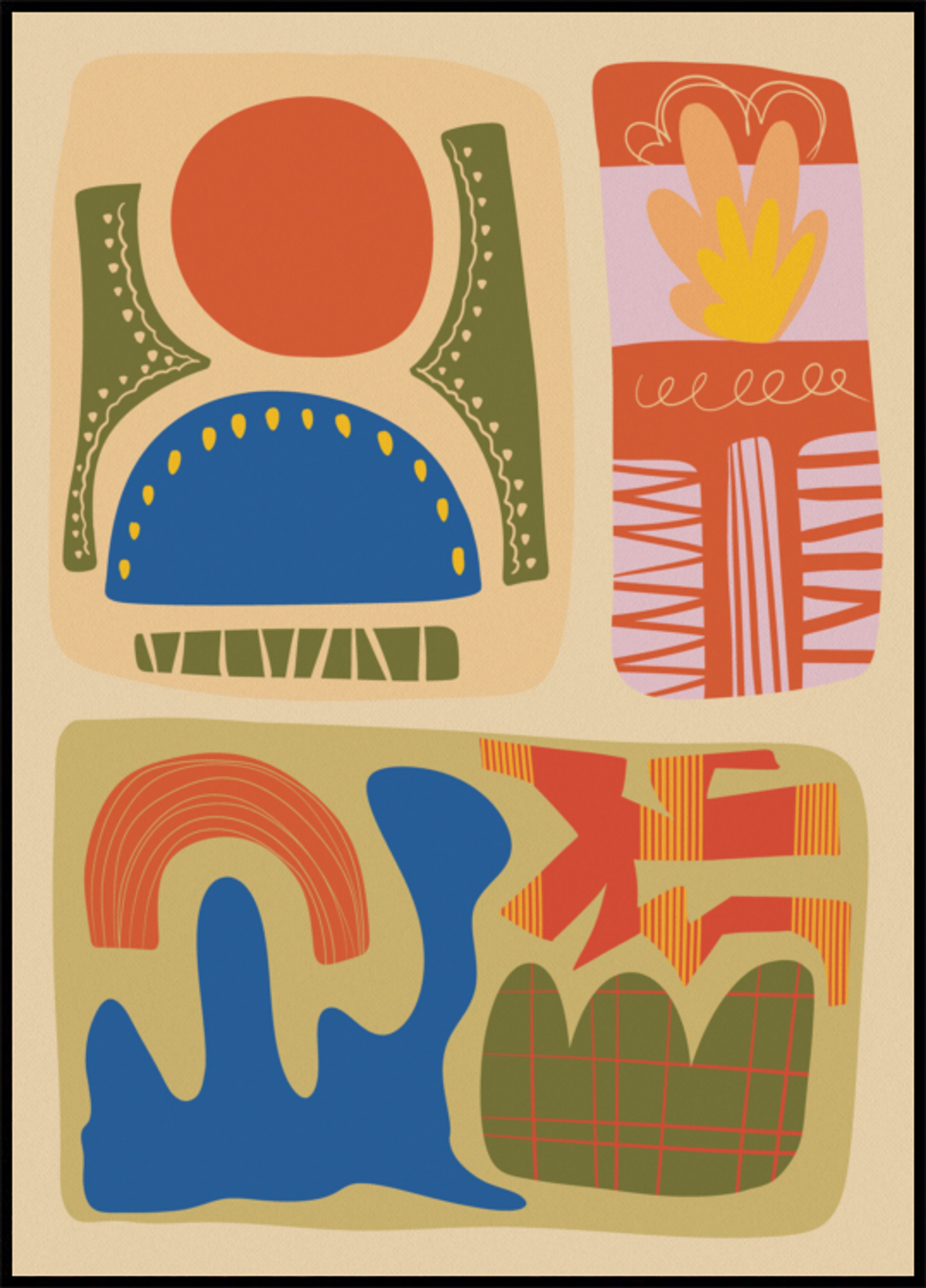 Formas abstratas modernas