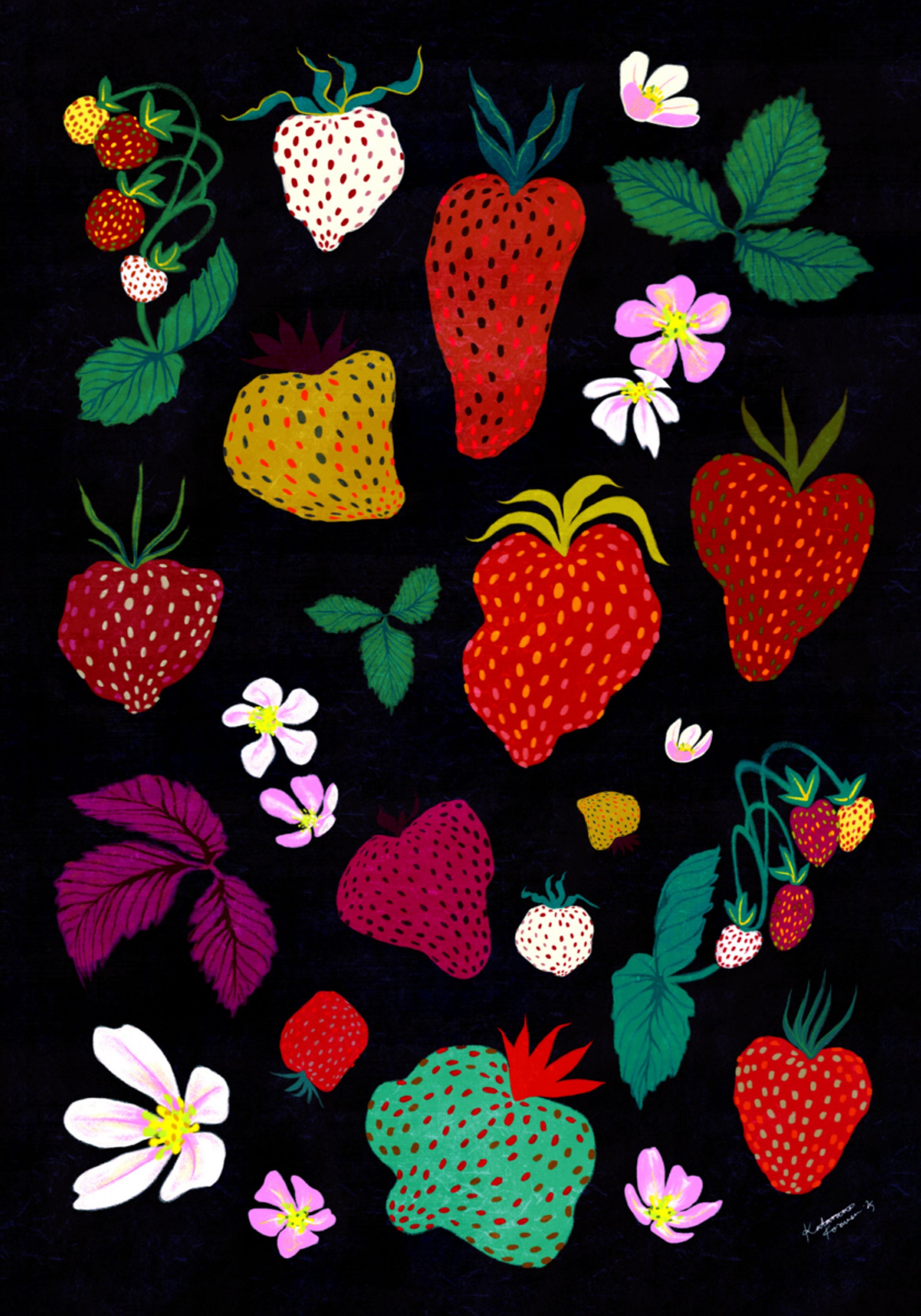 Colheita caprichosa de morango