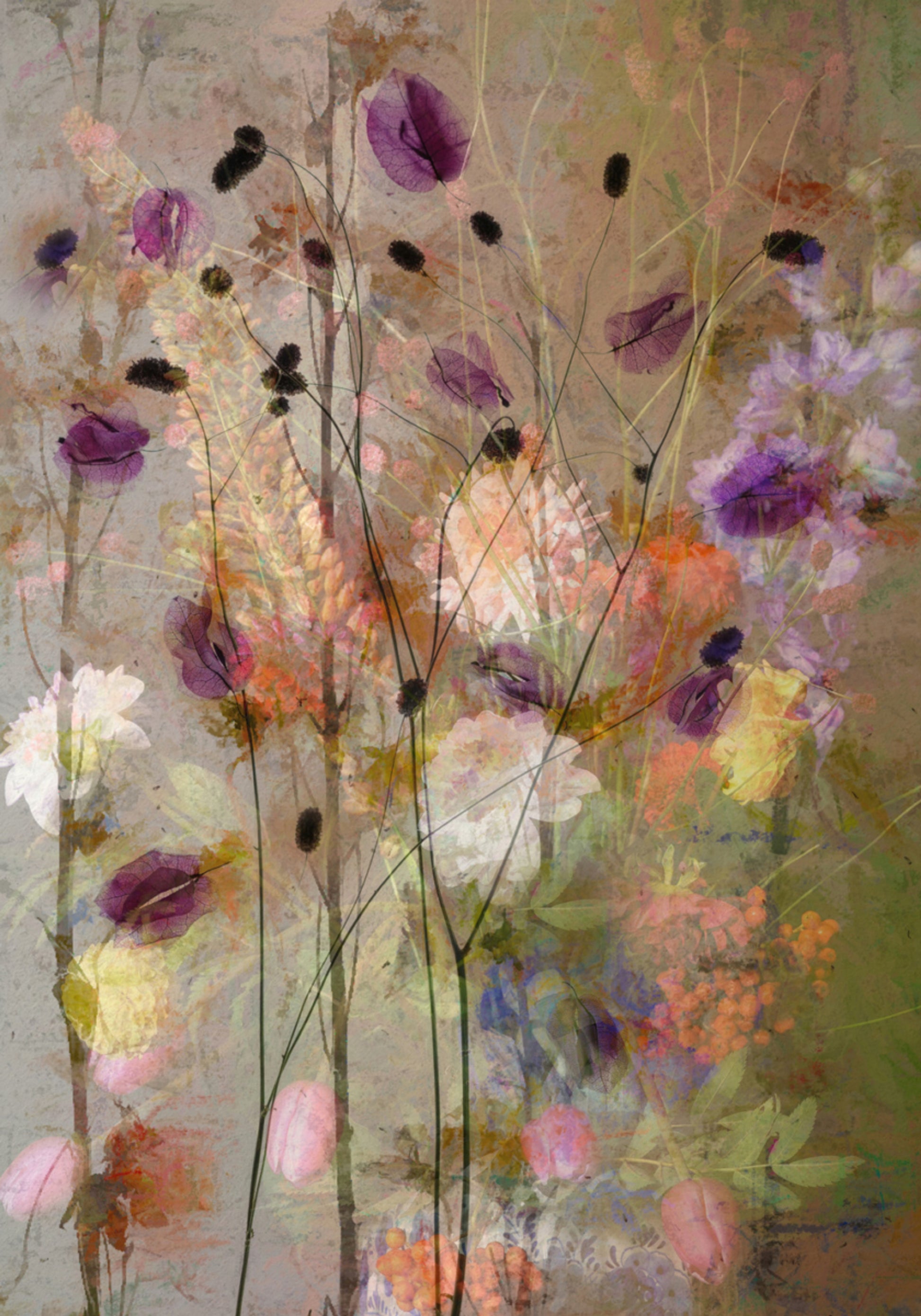 Jardim floral sonhador