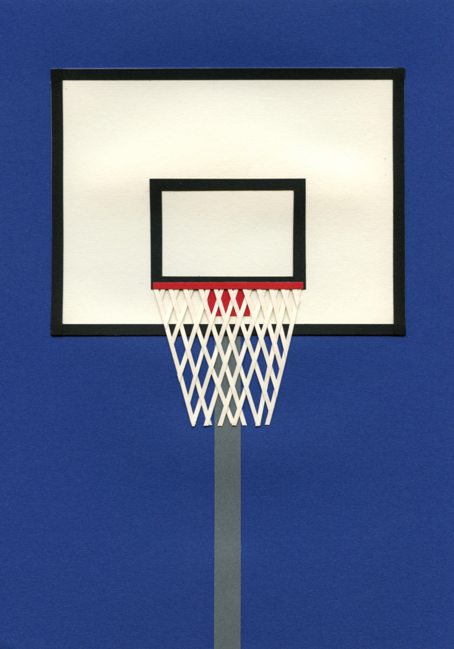 Cesta de basquete moderna