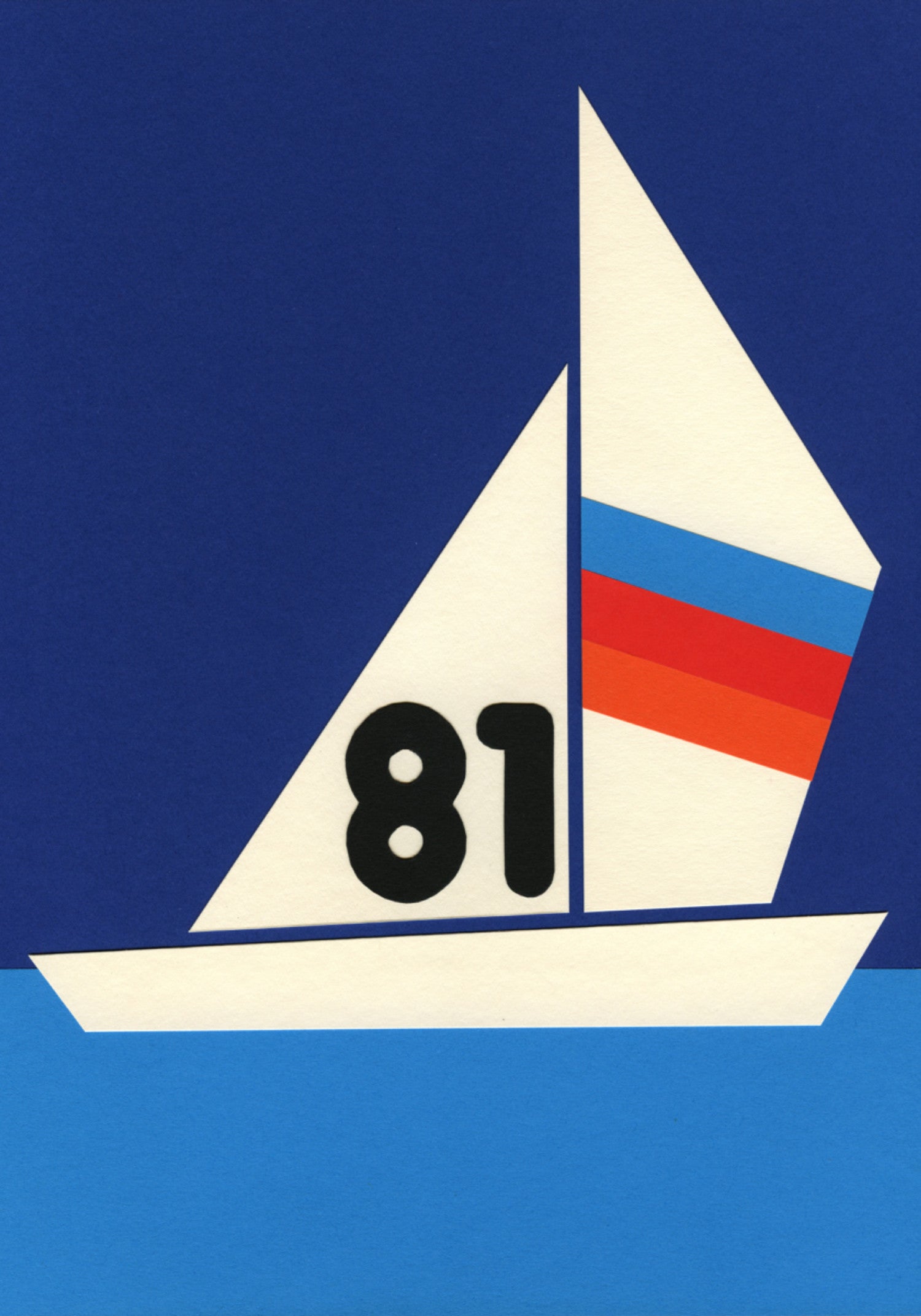 Vela em Água Azul 81