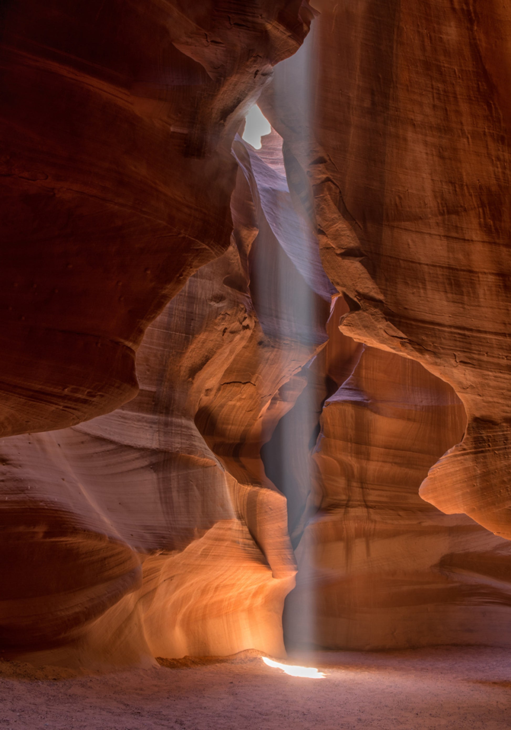 Raio de sol no Castle Canyon