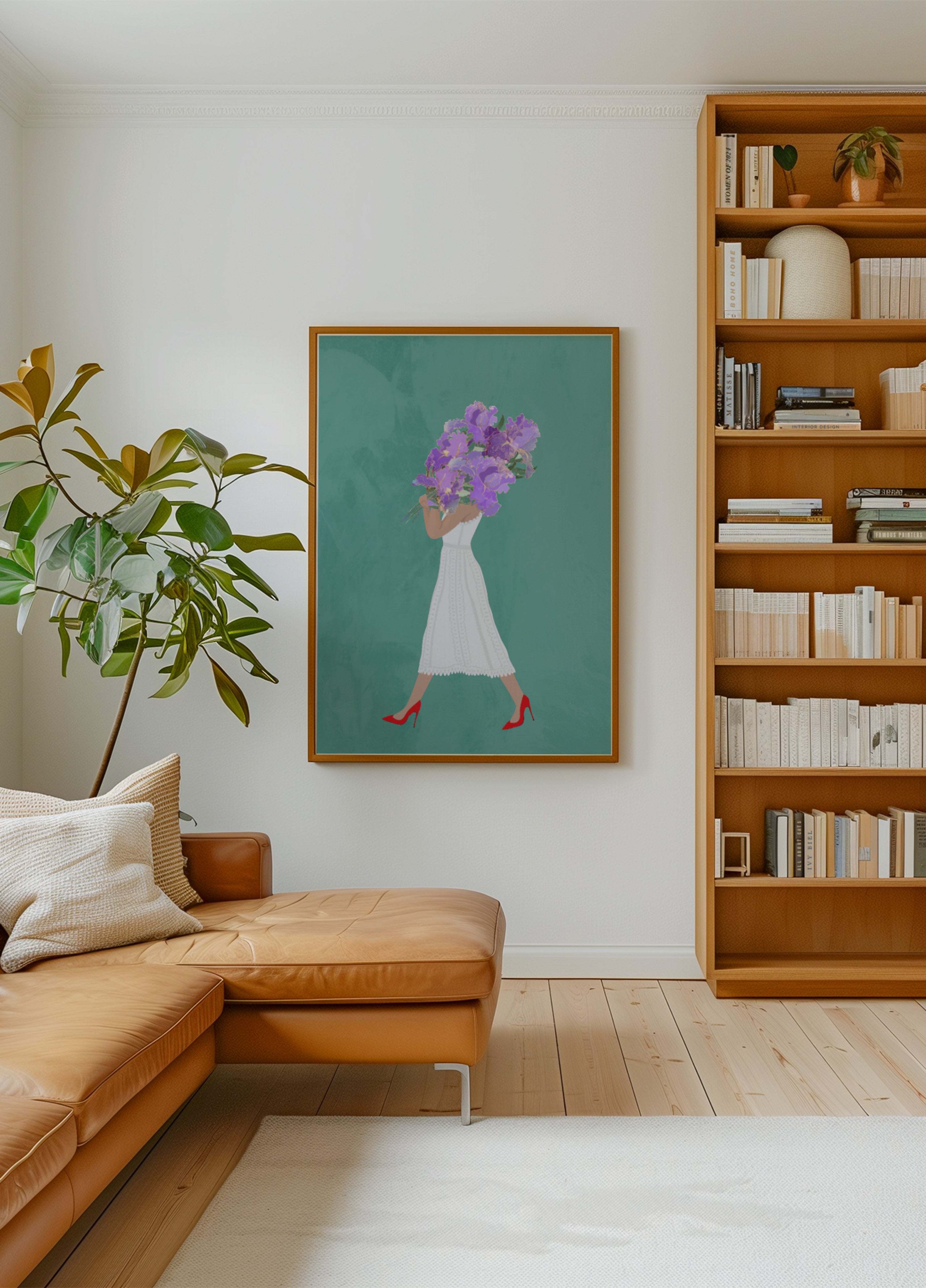 Passeio floral elegante