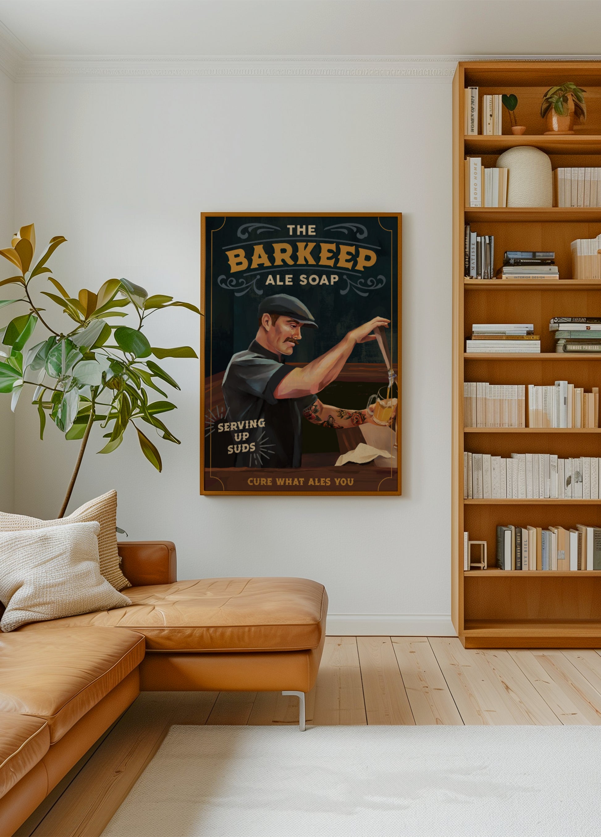Pôster de sabonete Barkeep 20x30