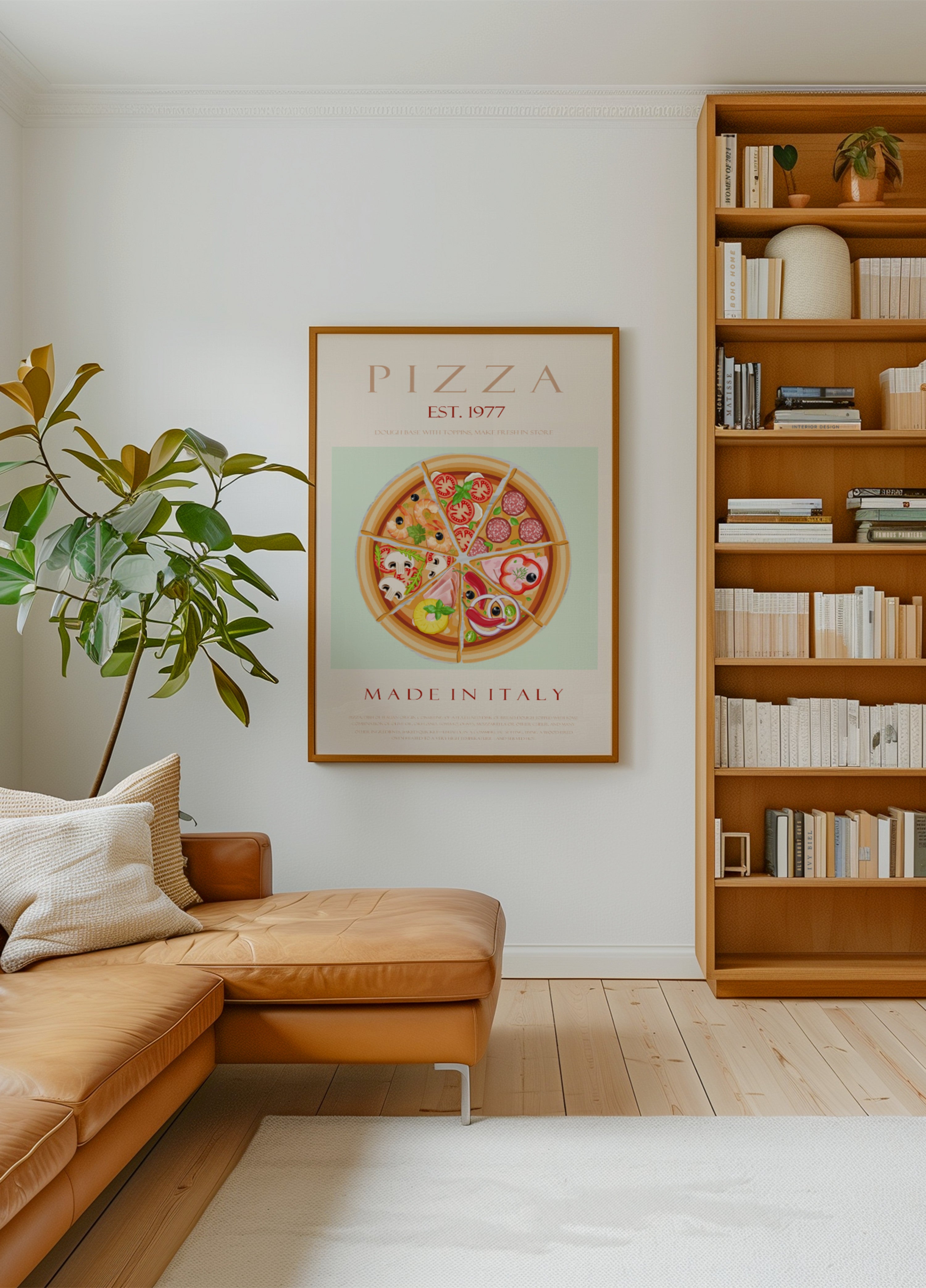 Variedade de pizza italiana