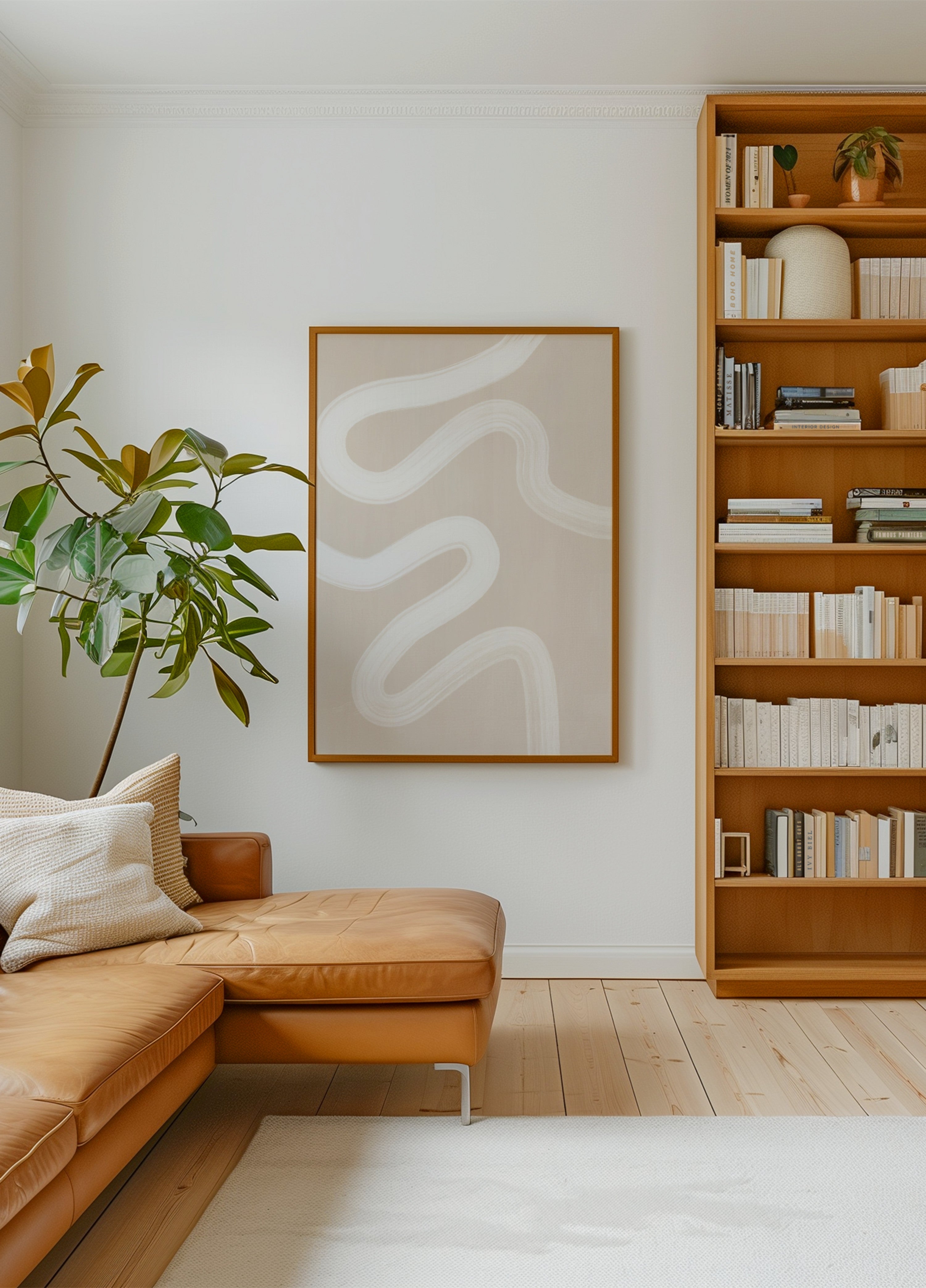 Linhas abstratas onduladas