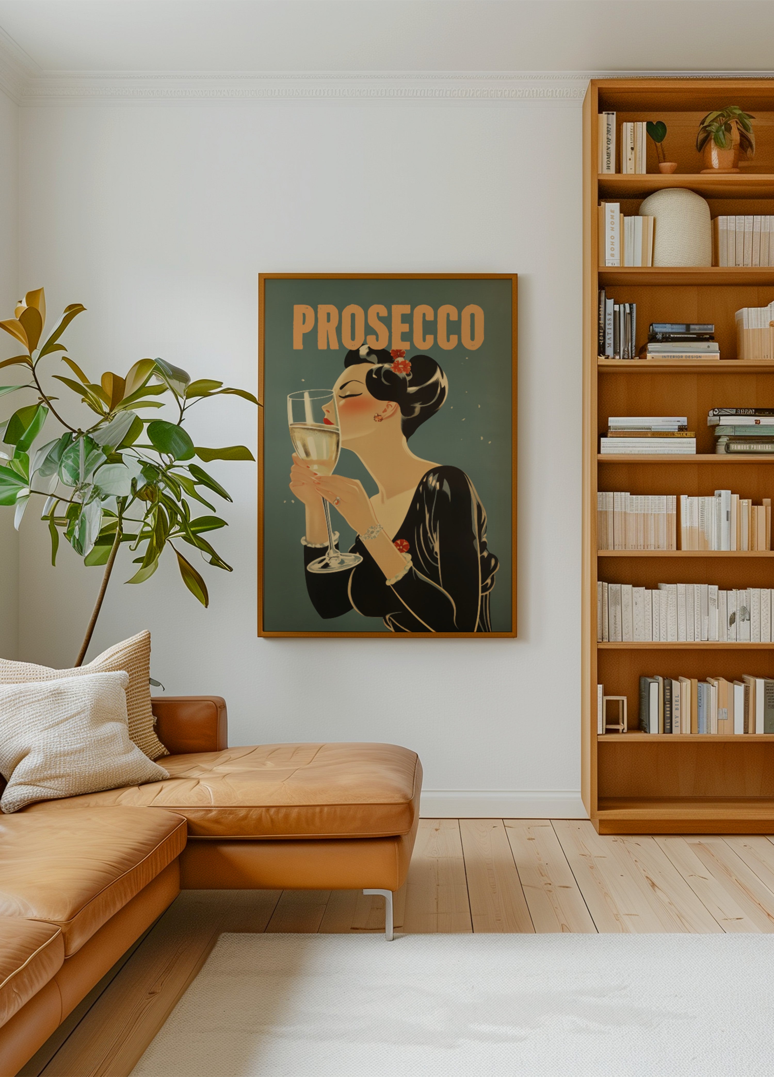 Mulher Prosecco Elegante