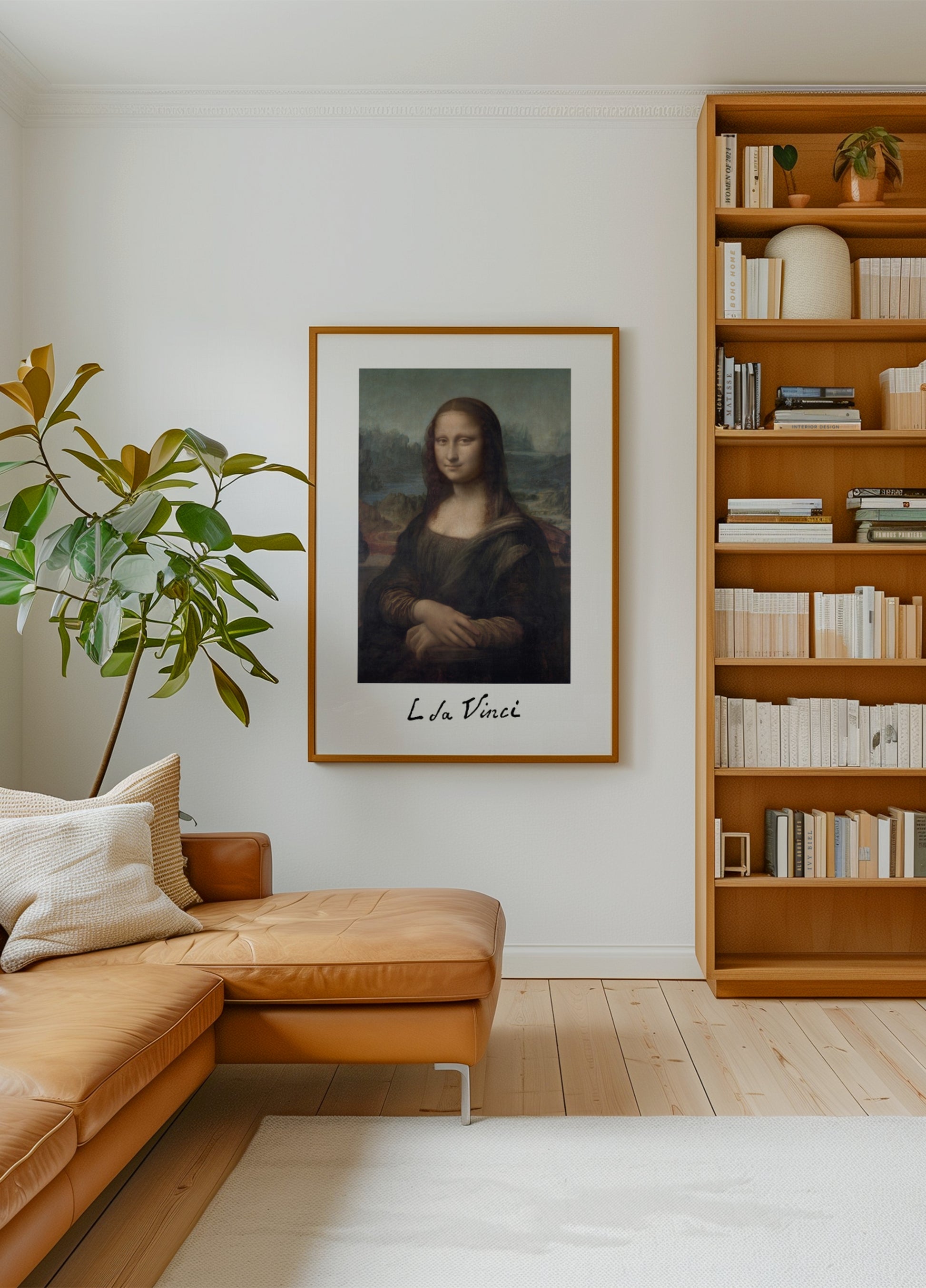 Assinatura de Mona Lisa Del Giocondo (1503–1506)