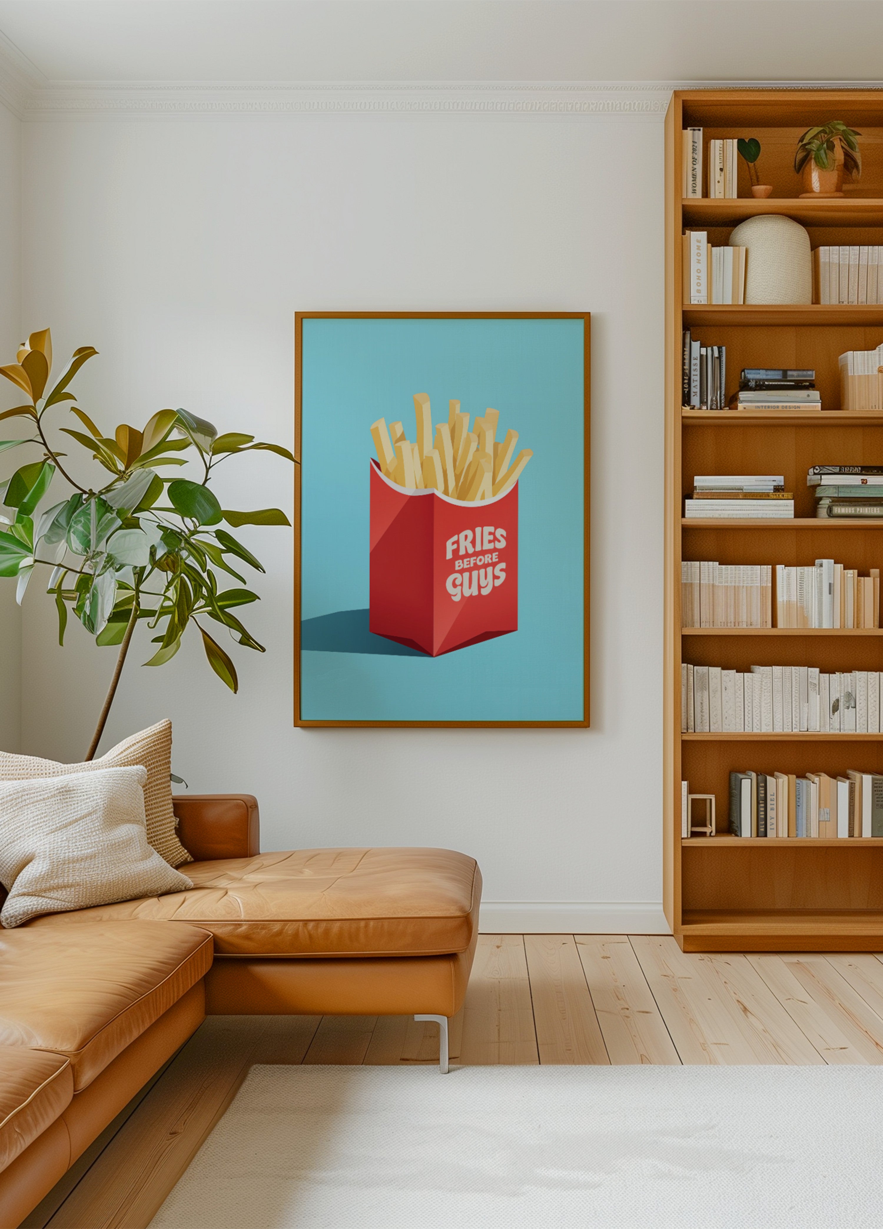 Batatas fritas antes dos rapazes