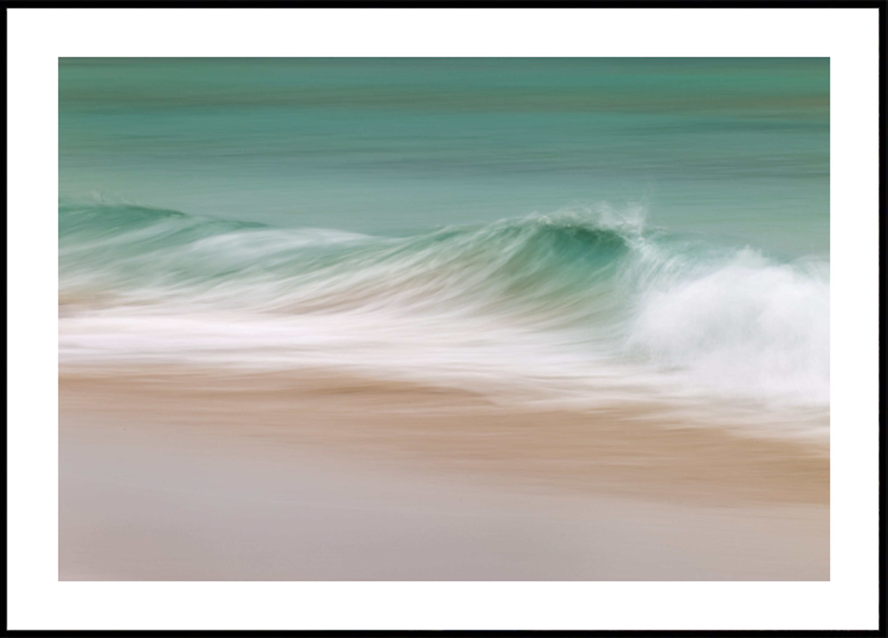 Onda serena do oceano