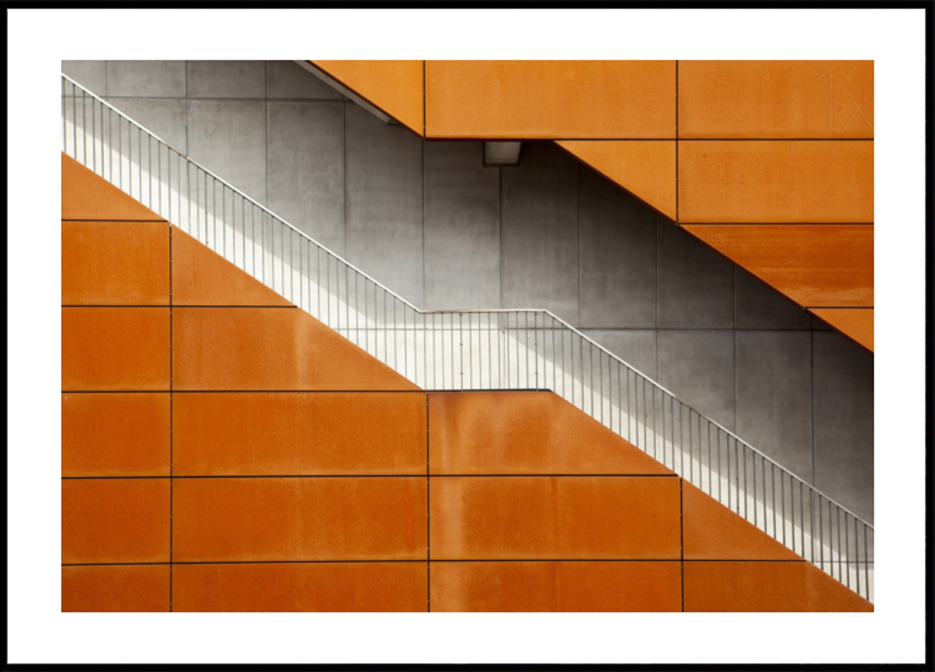 Escada Diagonal Laranja