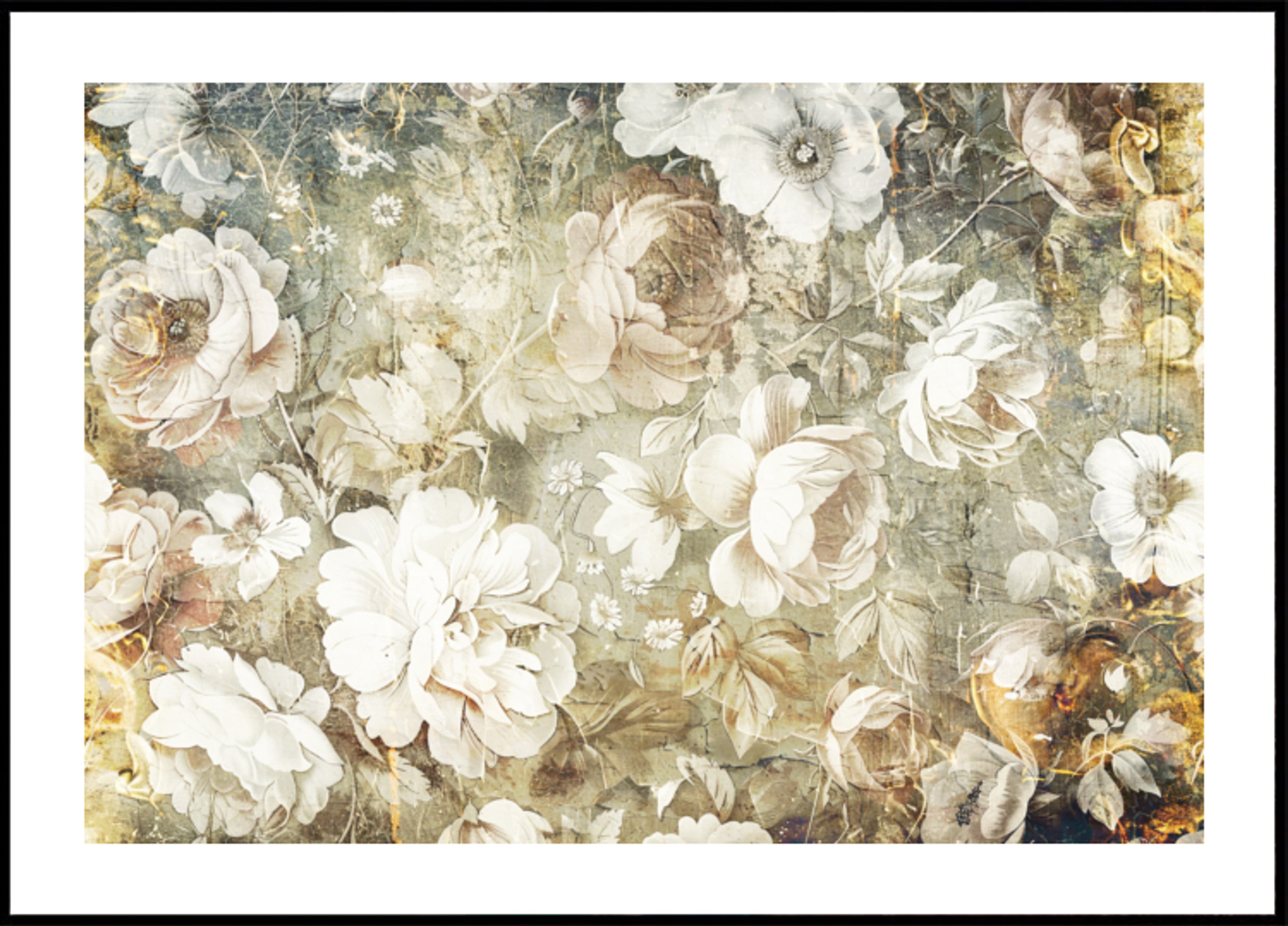 Elegância floral vintage