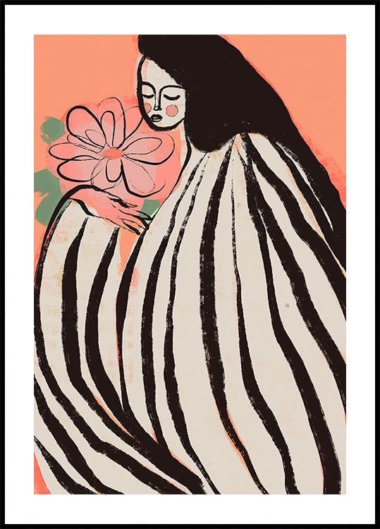 A Silent Moment (Peach) Plakat - Posterbox