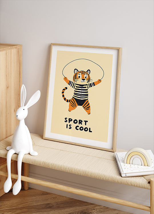 Jumping Tiger Fun - Posterbox