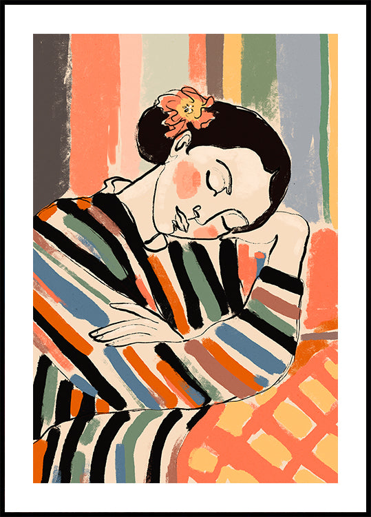 Striped Serenity Plakat - Posterbox